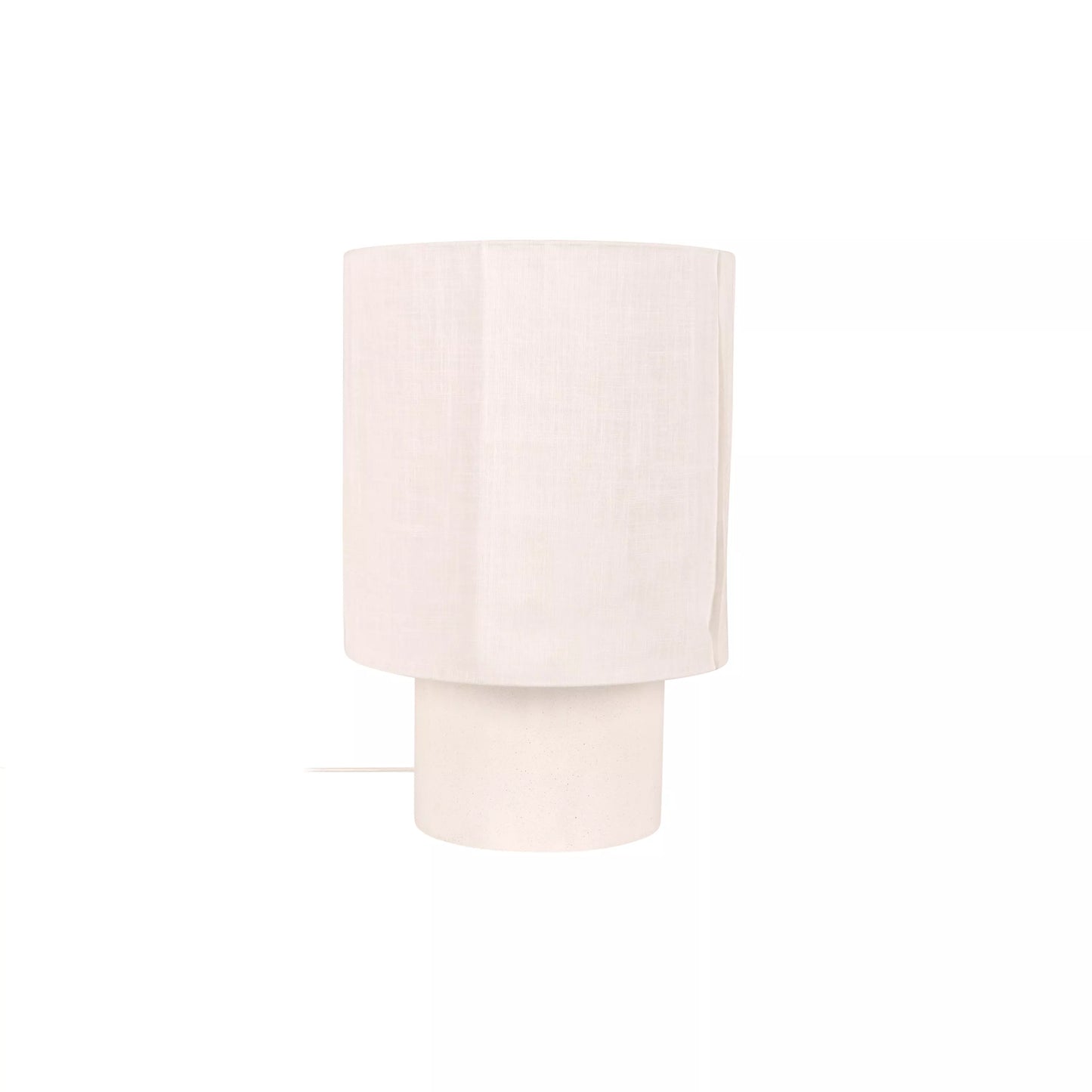 Lucide TISSAJA - Table lamp - Ø 35 cm - 1xE27 - White | Essential