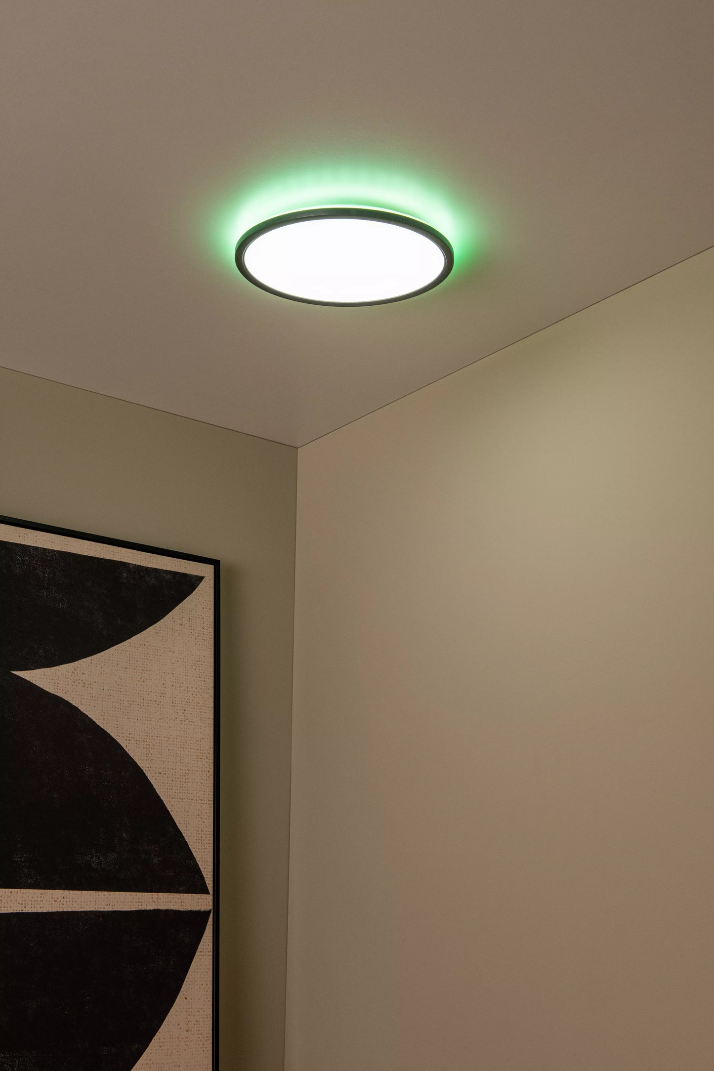 Lucide CASTOR - Flush ceiling light - Ø 32 cm - LED Dim. - CCT - 1x20W 2700K/6500K - Rgb - Opal