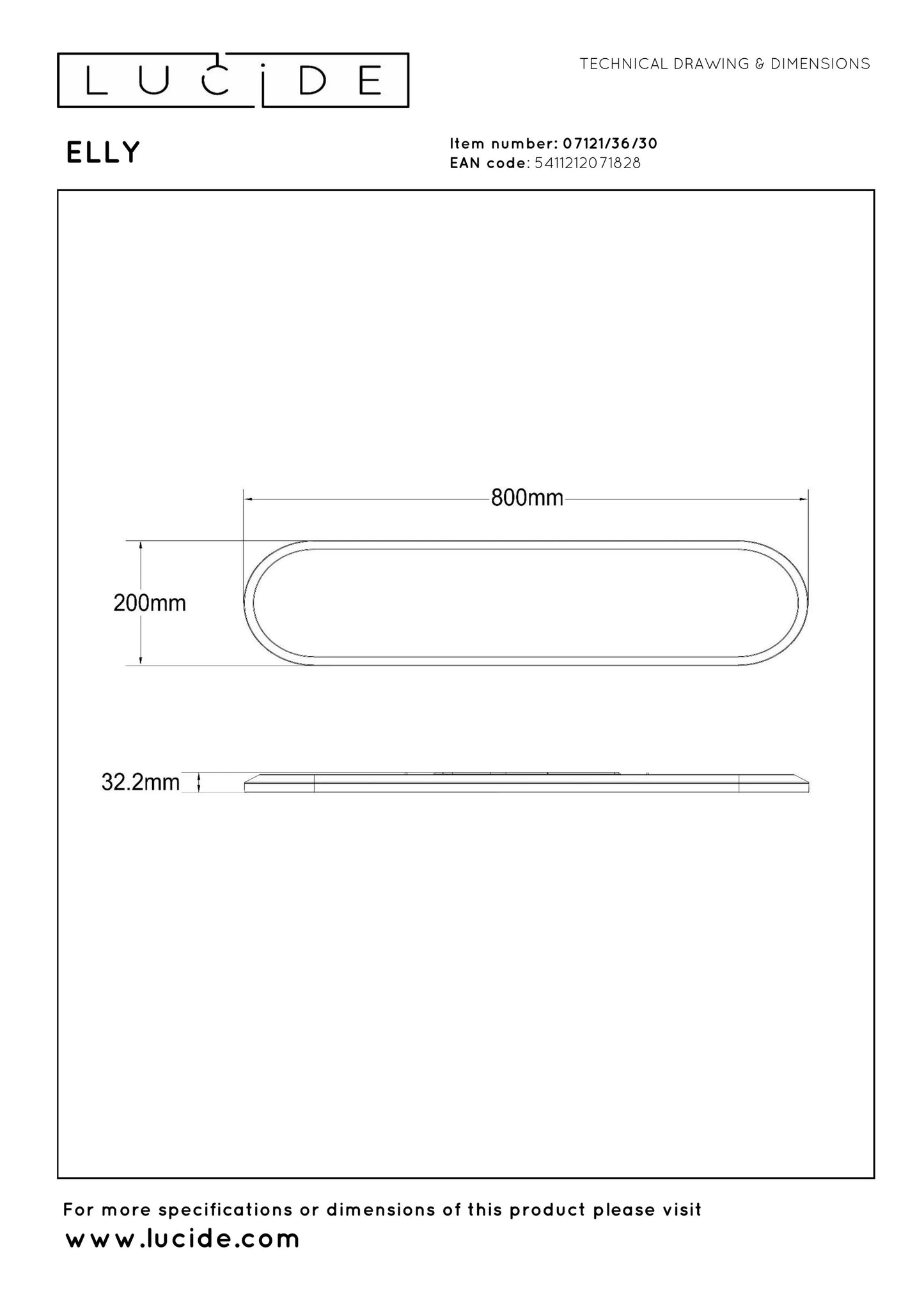 Lucide ELLY - Flush ceiling light - LED Dim. - CCT - 1x36W 2700K/4000K - Opal | Essential
