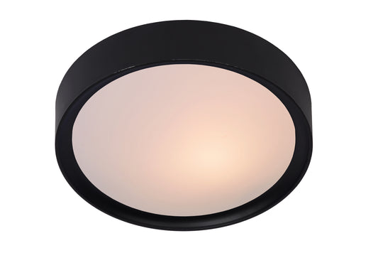 Lucide LEX - Flush ceiling light - Ø 33 cm - 2xE27 - Black