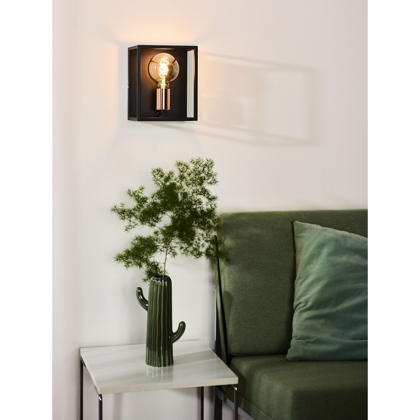 Lucide ARTHUR - Wall light - 1xE27 - Black