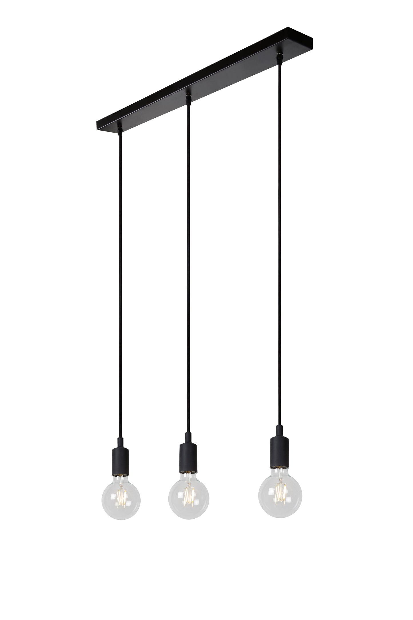 Lucide FIX - Pendant light - 3xE27 - Black