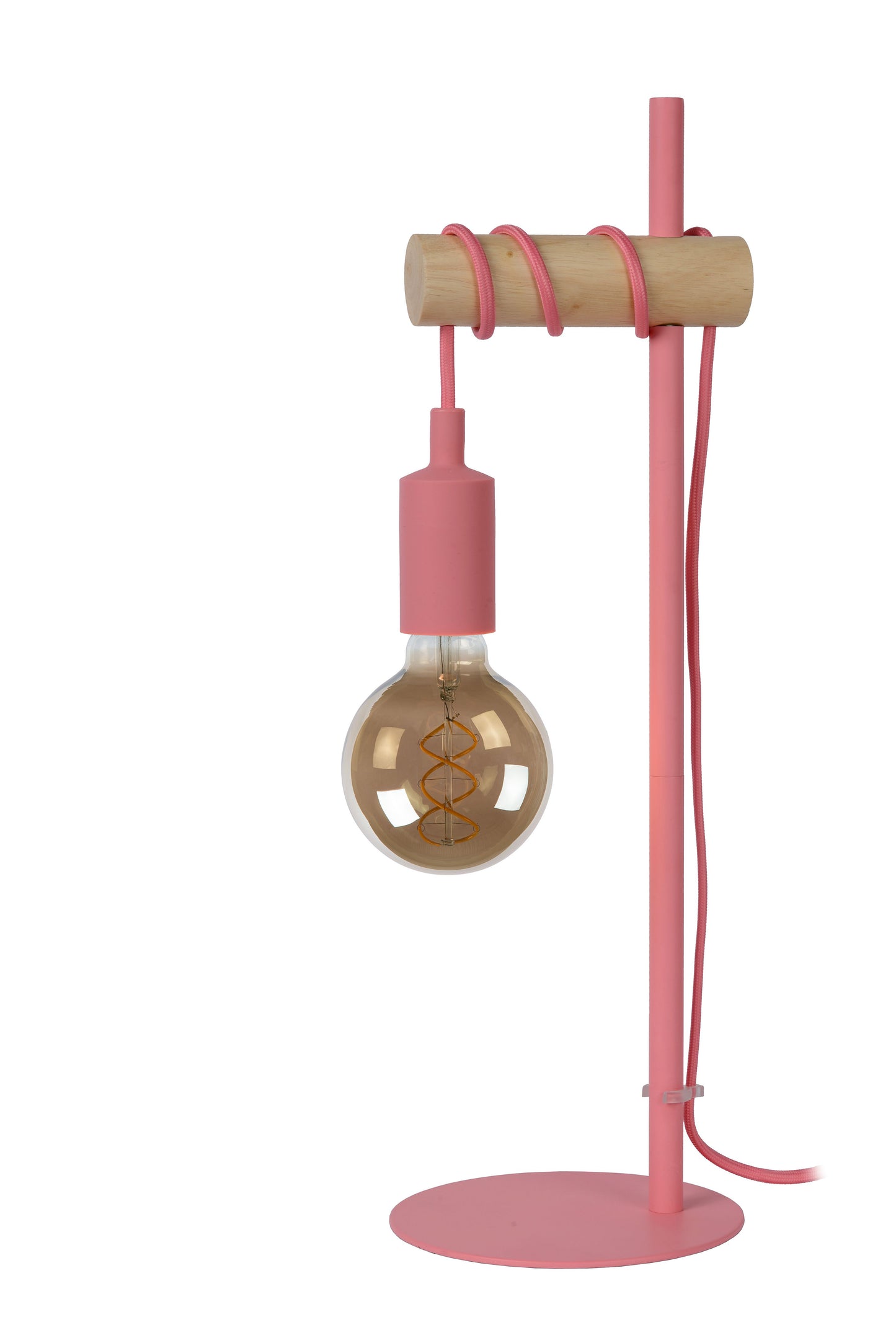 Lucide POLA - Table lamp Children - Ø 15 cm - 1xE27 - Pink