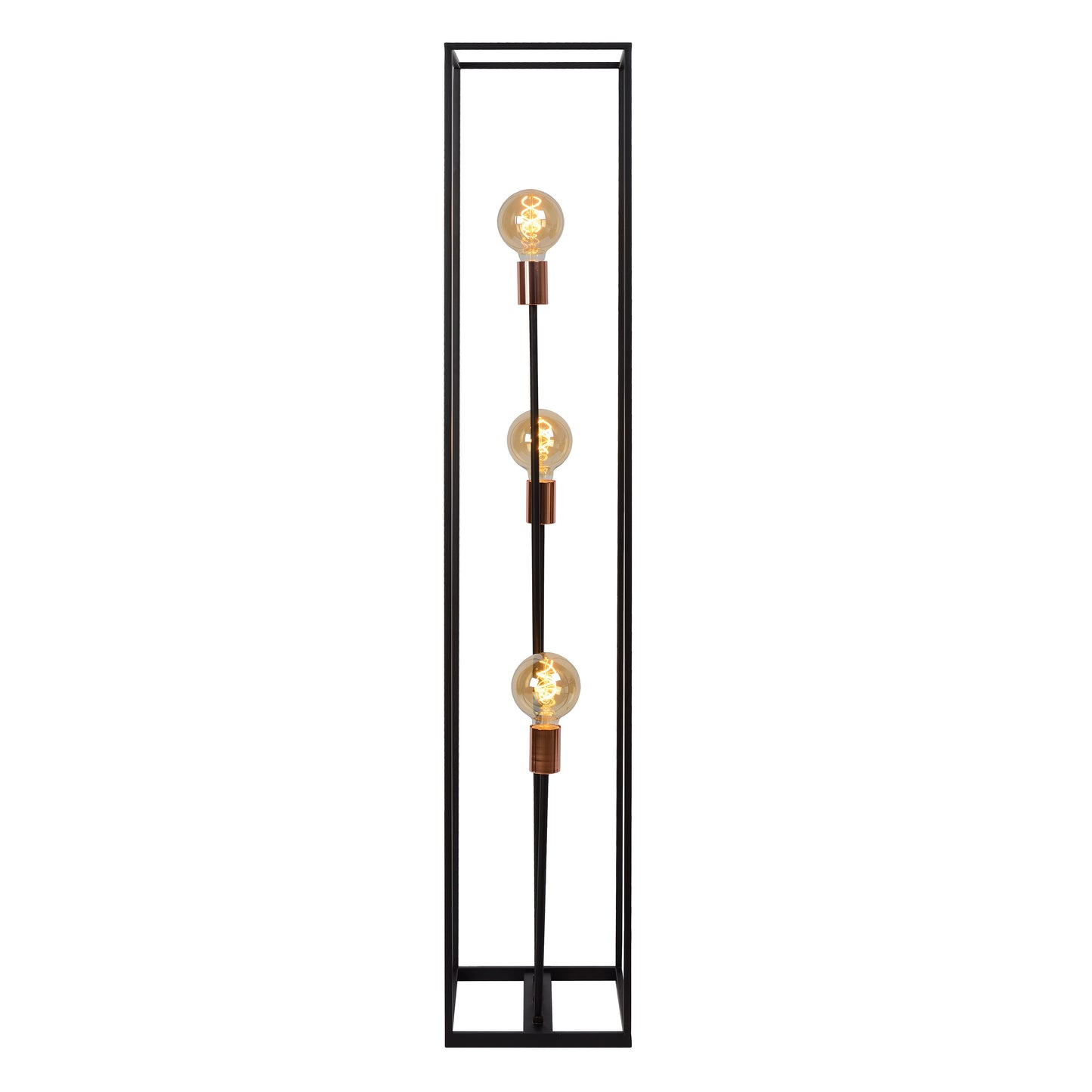 Lucide ARTHUR - Floor lamp - 3xE27 - Black