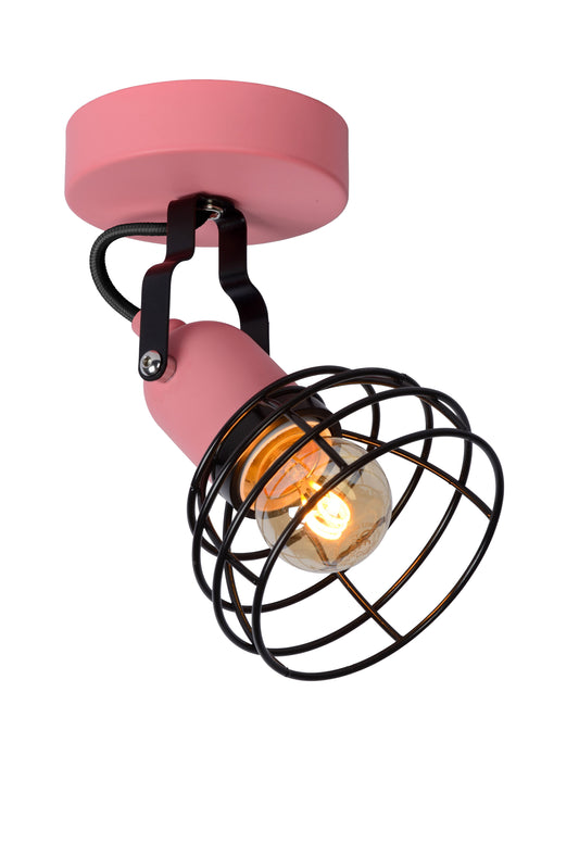 Lucide POLA - Ceiling spotlight Children - 1xE27 - Pink