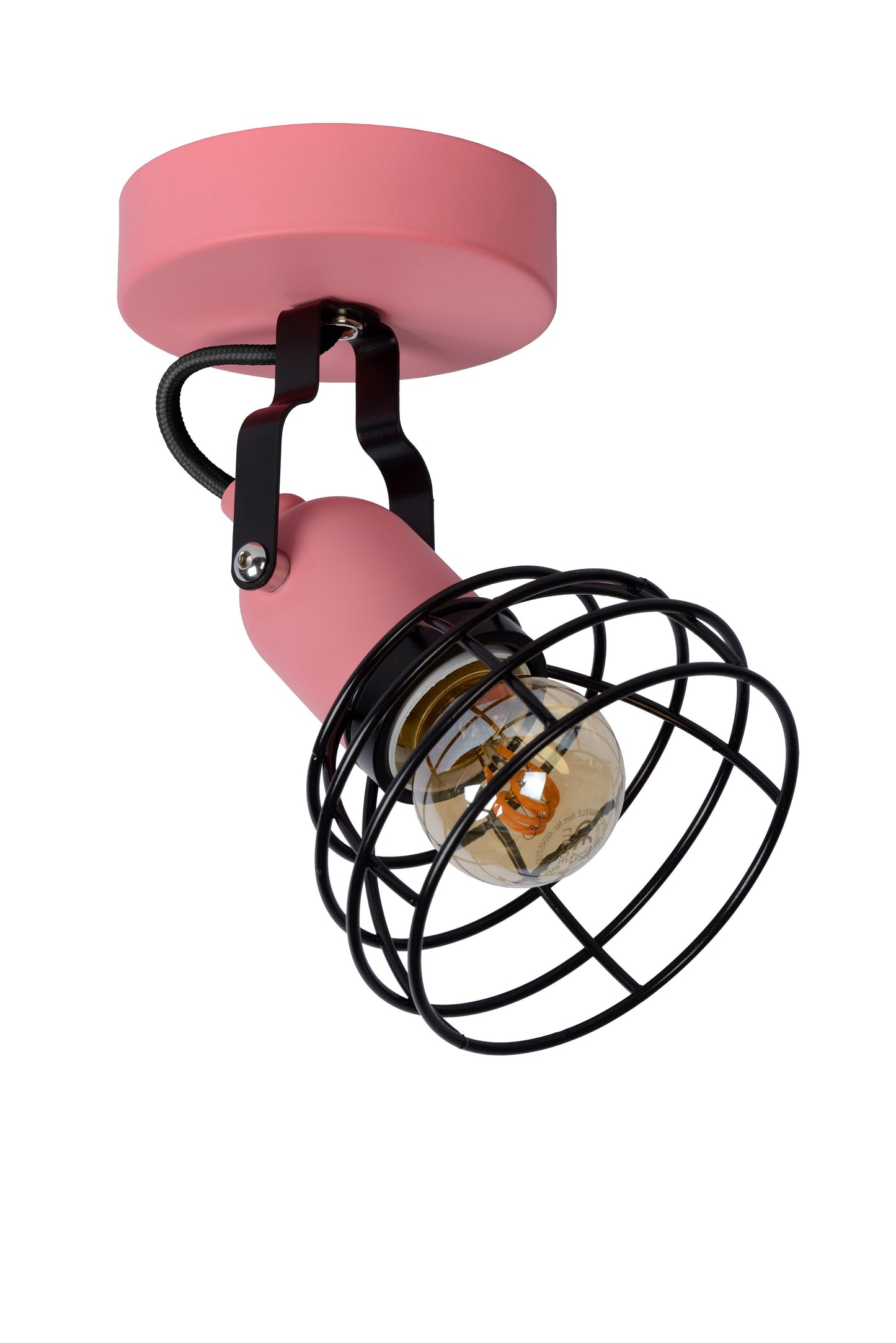 Lucide POLA - Ceiling spotlight Children - 1xE27 - Pink