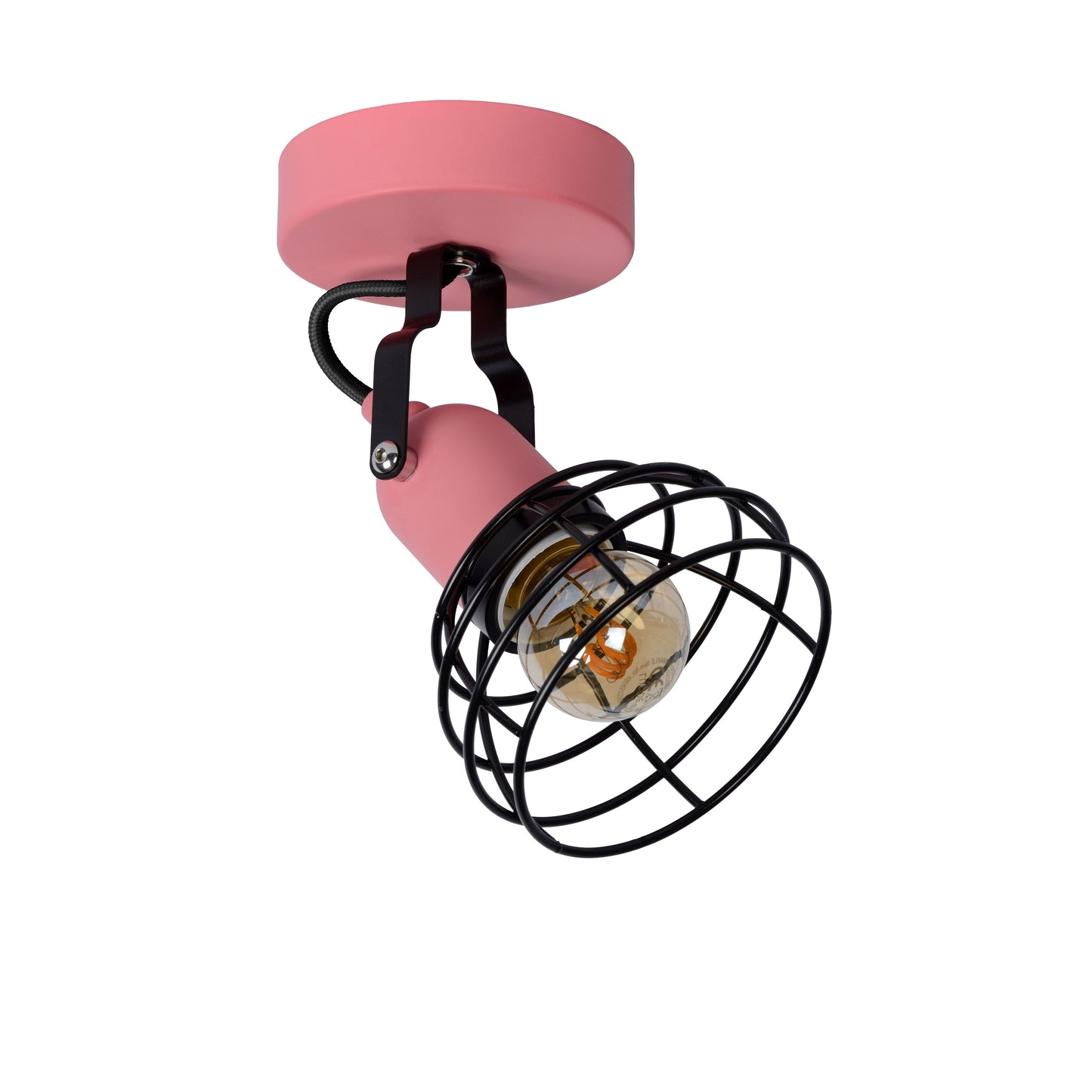 Lucide POLA - Ceiling spotlight Children - 1xE27 - Pink