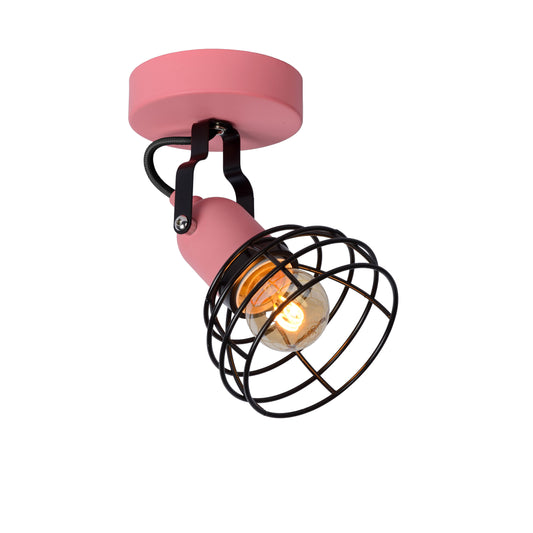 Lucide POLA - Ceiling spotlight Children - 1xE27 - Pink