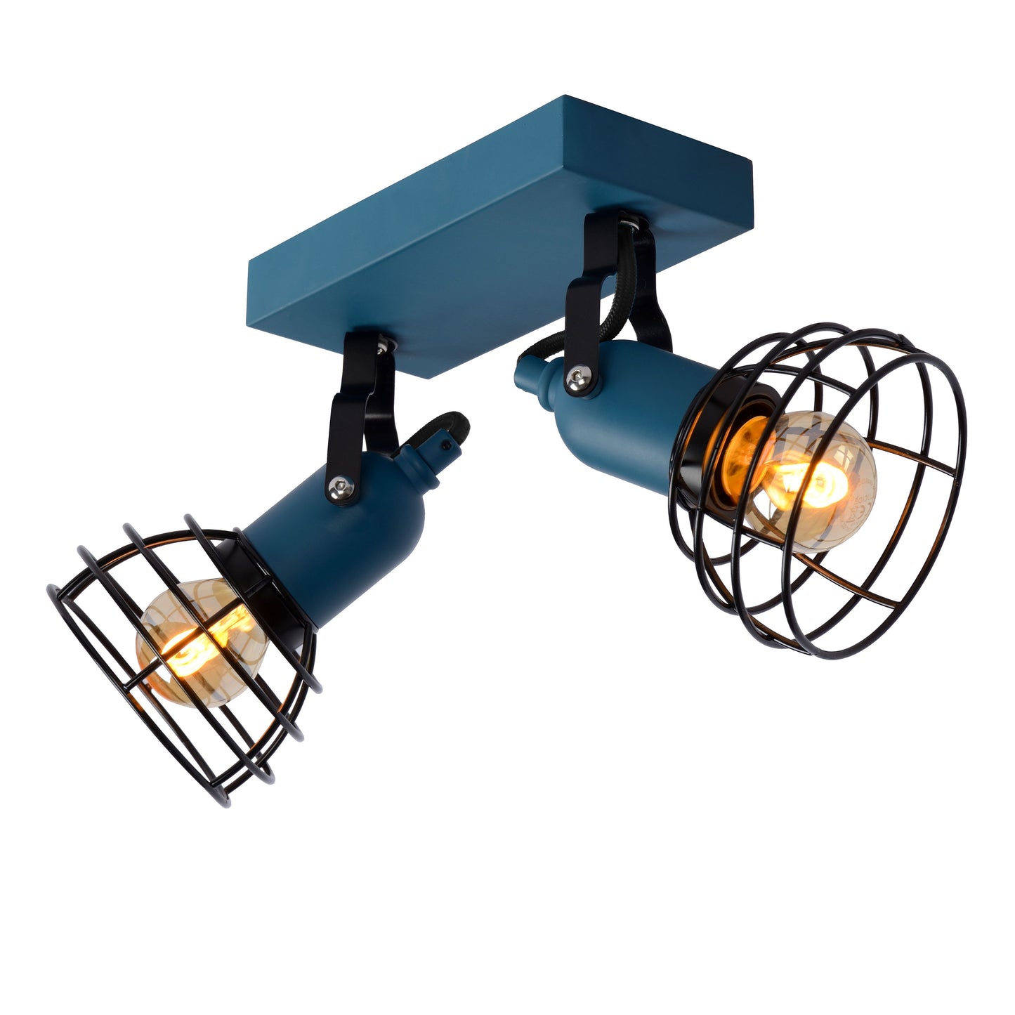 Lucide POLA - Ceiling spotlight Children - 2xE27 - Blue