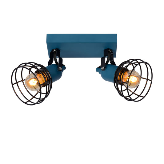 Lucide POLA - Ceiling spotlight Children - 2xE27 - Blue