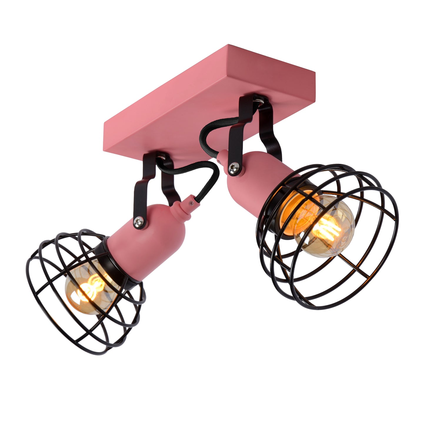 Lucide POLA - Ceiling spotlight Children - 2xE27 - Pink