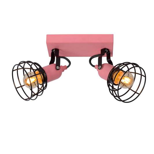 Lucide POLA - Ceiling spotlight Children - 2xE27 - Pink