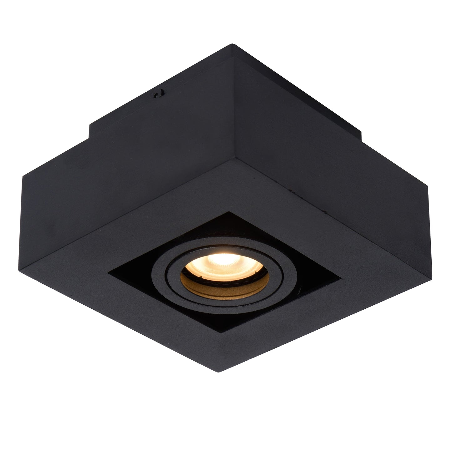 Lucide XIRAX - Ceiling spotlight - LED Dim to warm - GU10 - 1x5W 2200K/3000K - Black