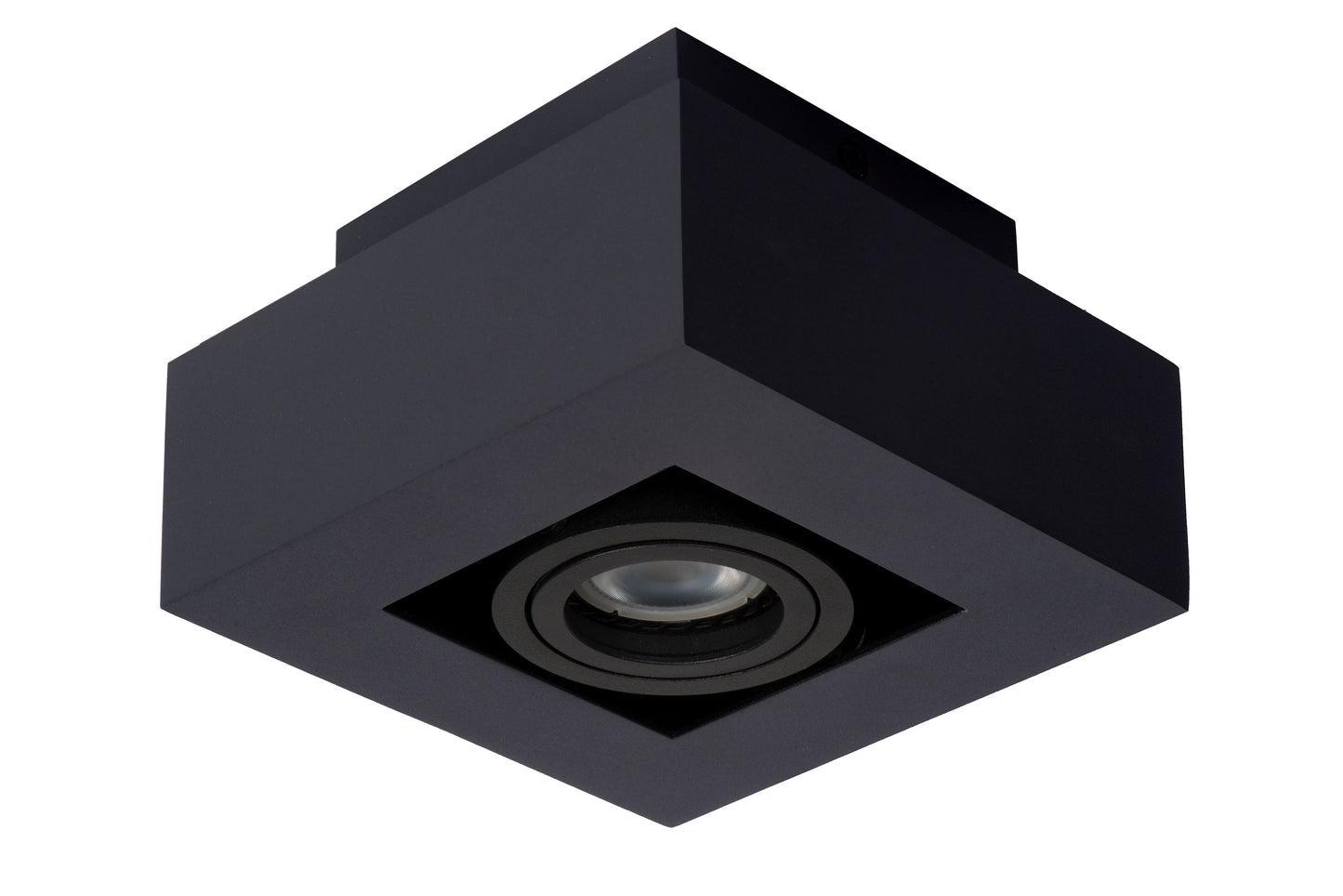 Lucide XIRAX - Ceiling spotlight - LED Dim to warm - GU10 - 1x5W 2200K/3000K - Black