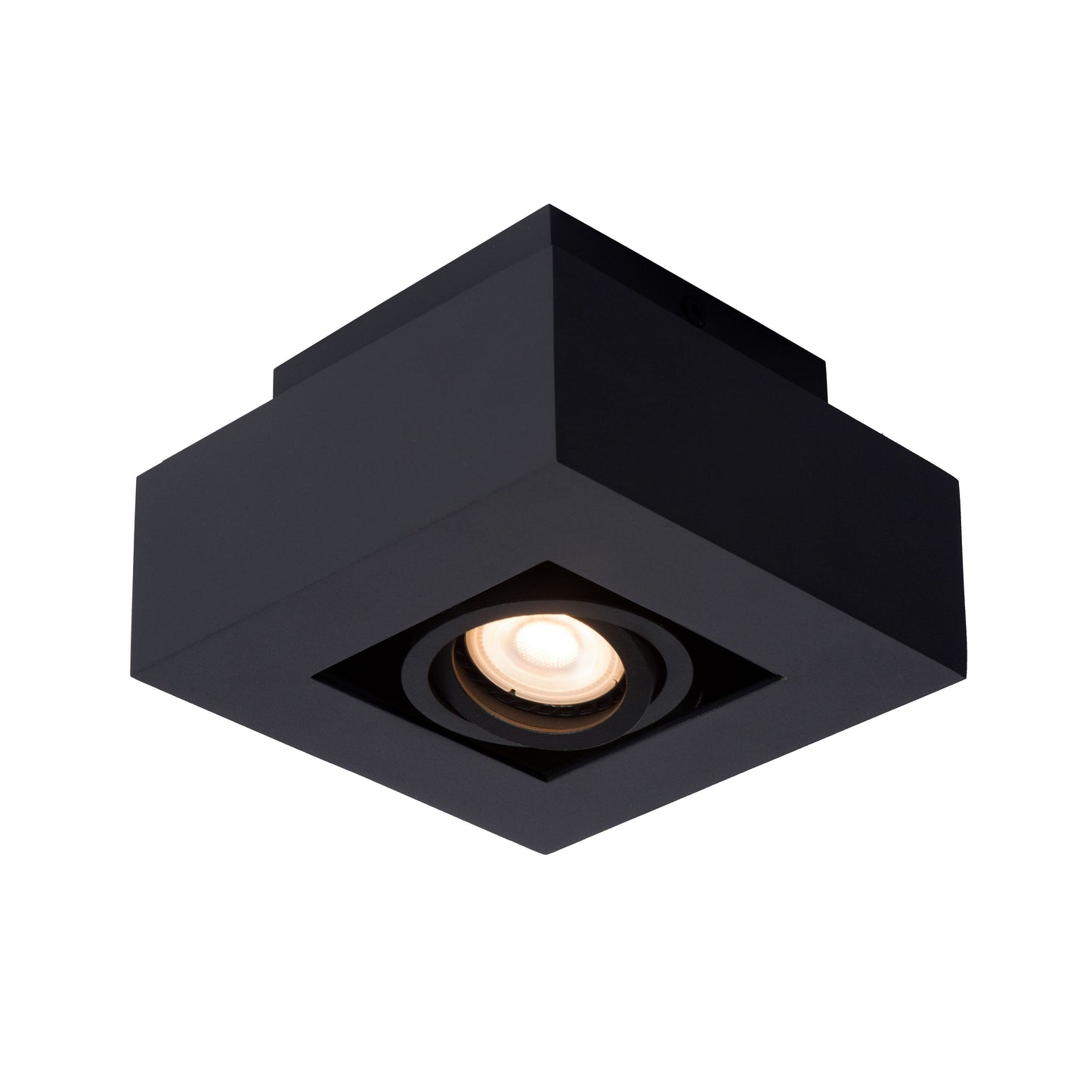 Lucide XIRAX - Ceiling spotlight - LED Dim to warm - GU10 - 1x5W 2200K/3000K - Black