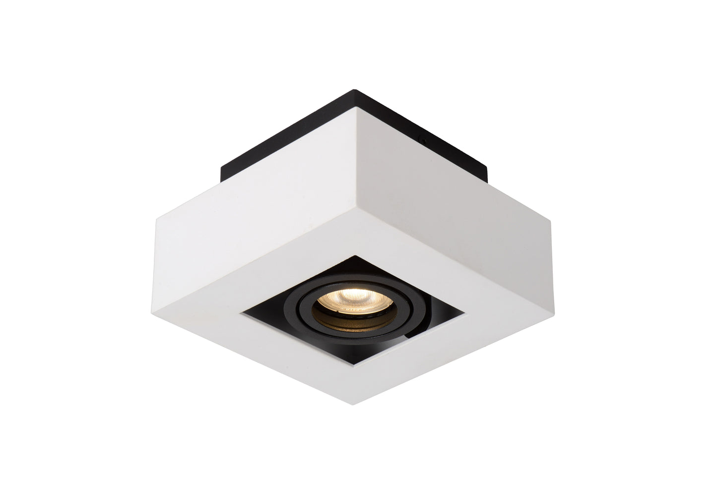 Lucide XIRAX - Ceiling spotlight - LED Dim to warm - GU10 - 1x5W 2200K/3000K - White