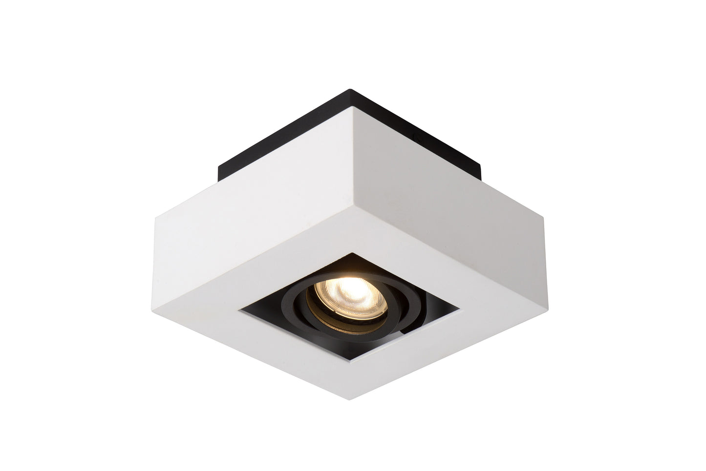 Lucide XIRAX - Ceiling spotlight - LED Dim to warm - GU10 - 1x5W 2200K/3000K - White