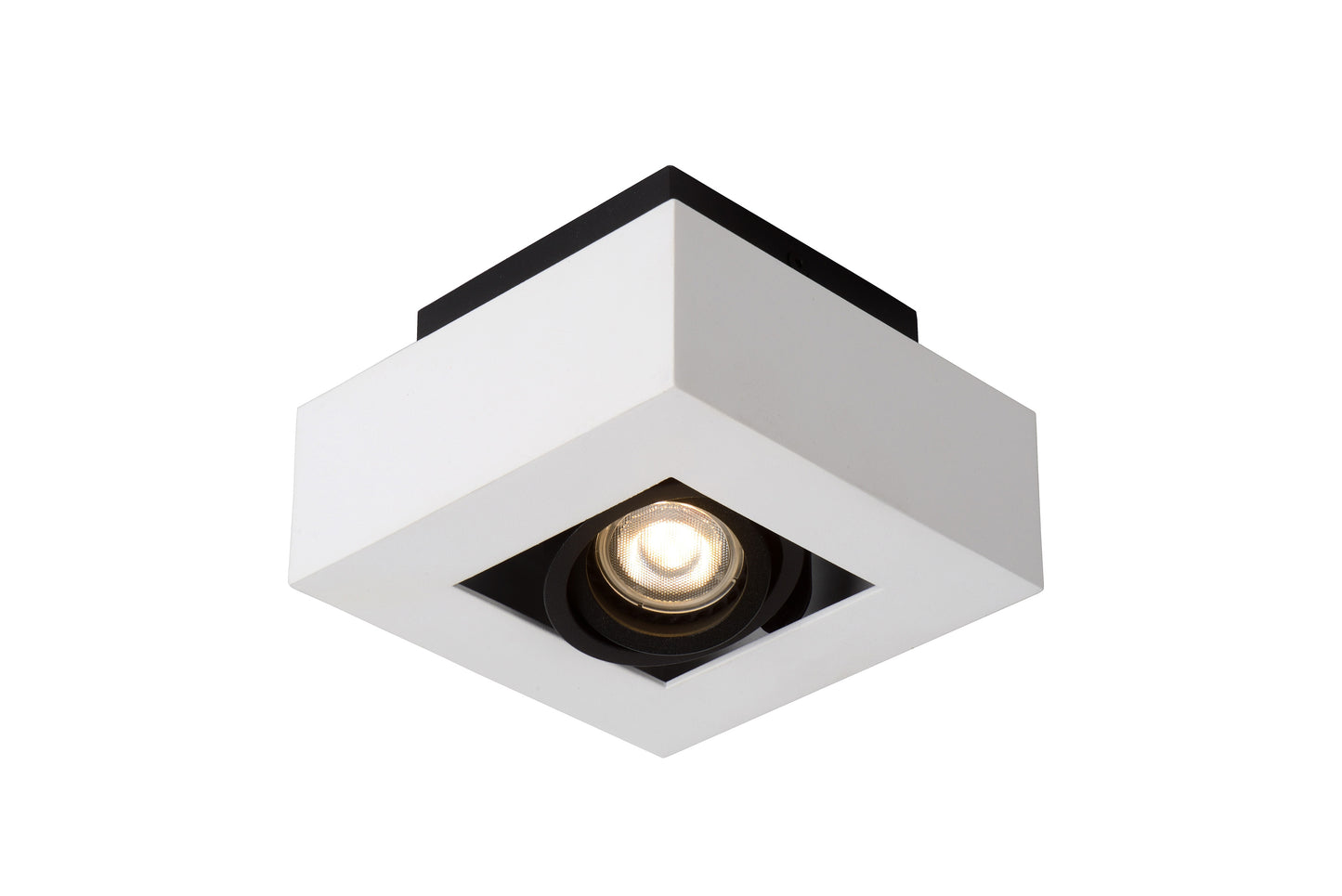 Lucide XIRAX - Ceiling spotlight - LED Dim to warm - GU10 - 1x5W 2200K/3000K - White