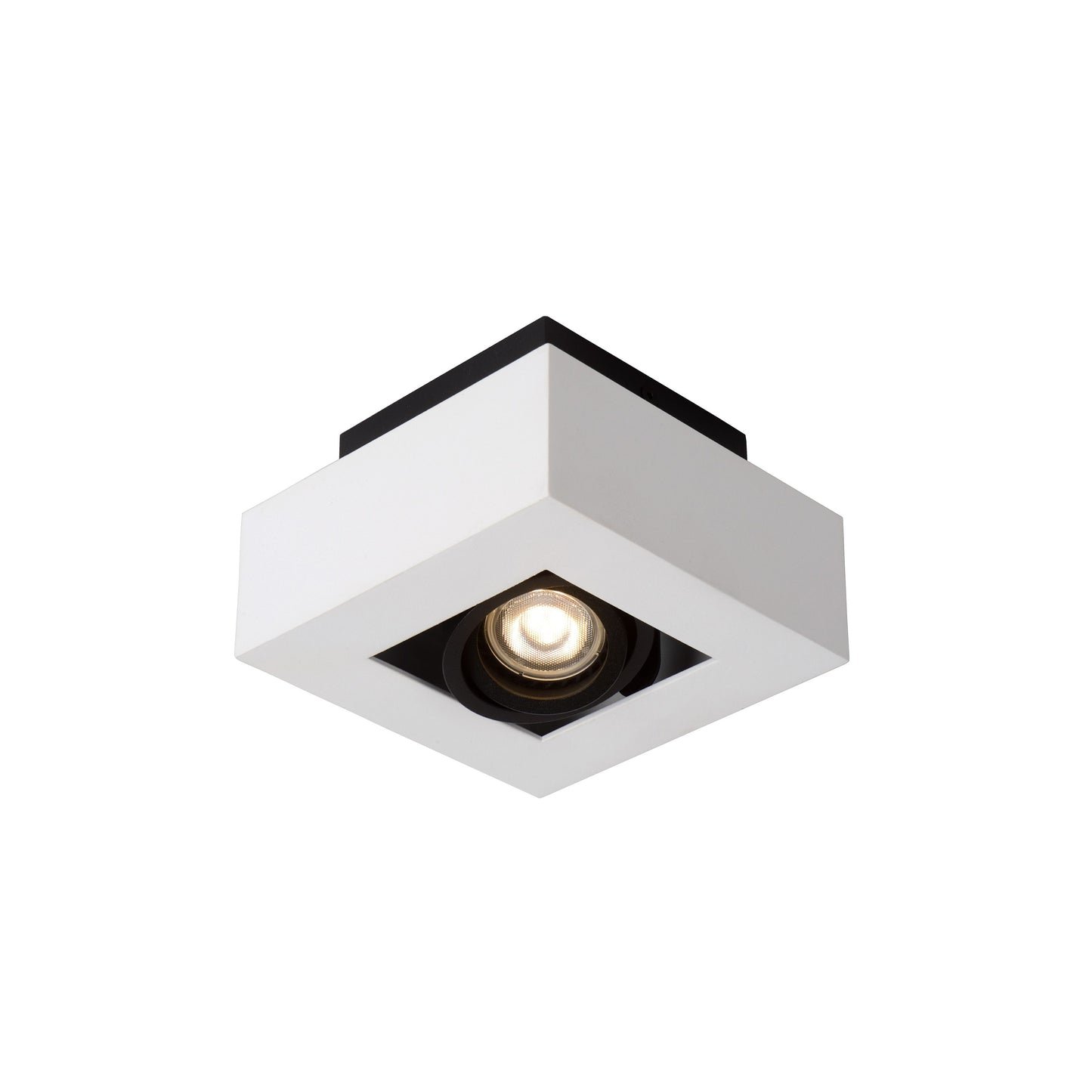 Lucide XIRAX - Ceiling spotlight - LED Dim to warm - GU10 - 1x5W 2200K/3000K - White