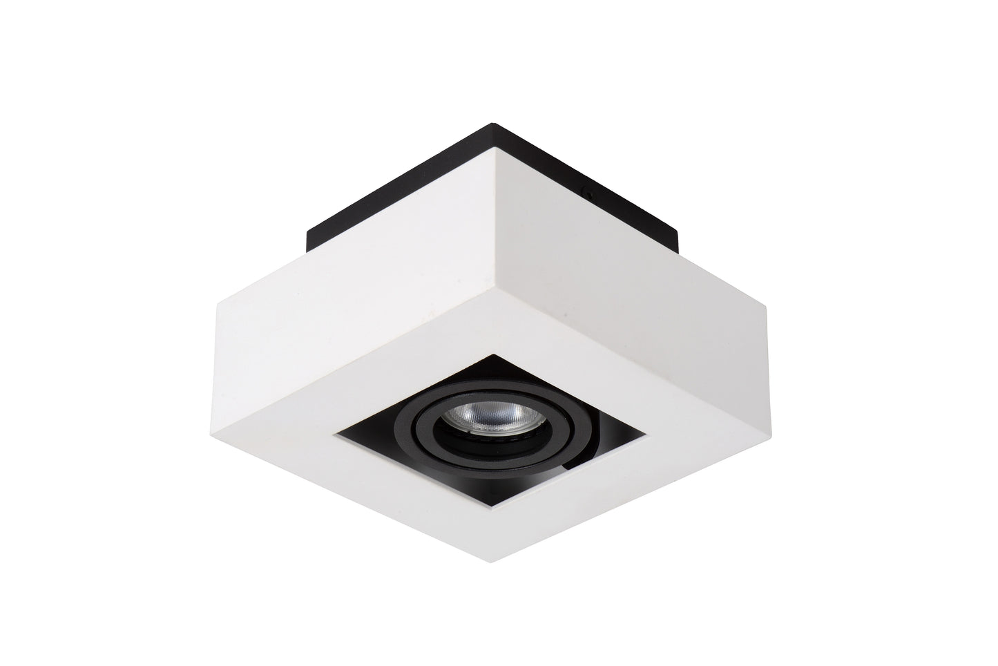 Lucide XIRAX - Ceiling spotlight - LED Dim to warm - GU10 - 1x5W 2200K/3000K - White