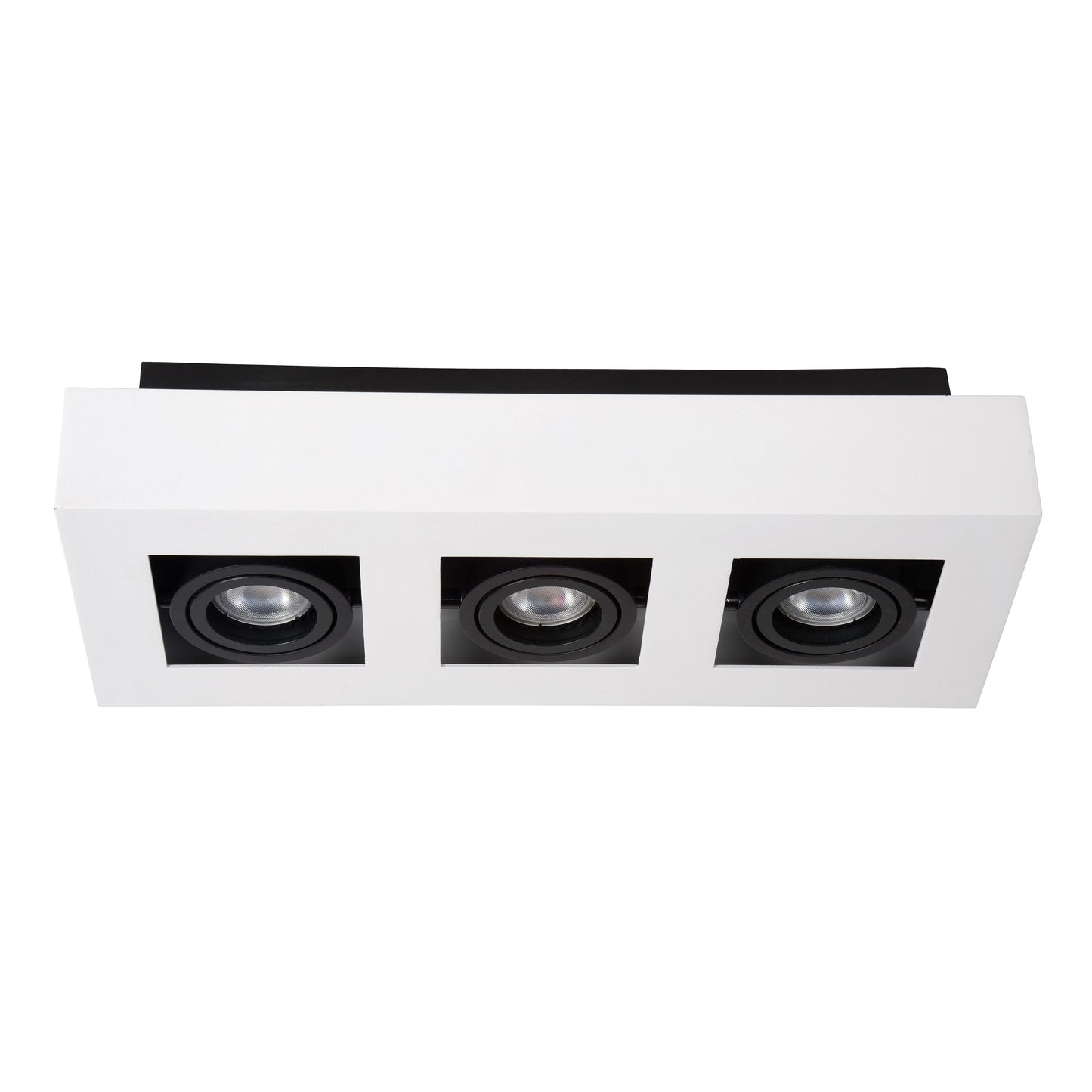 Lucide XIRAX - Ceiling spotlight - LED Dim to warm - GU10 - 3x5W 2200K/3000K - White