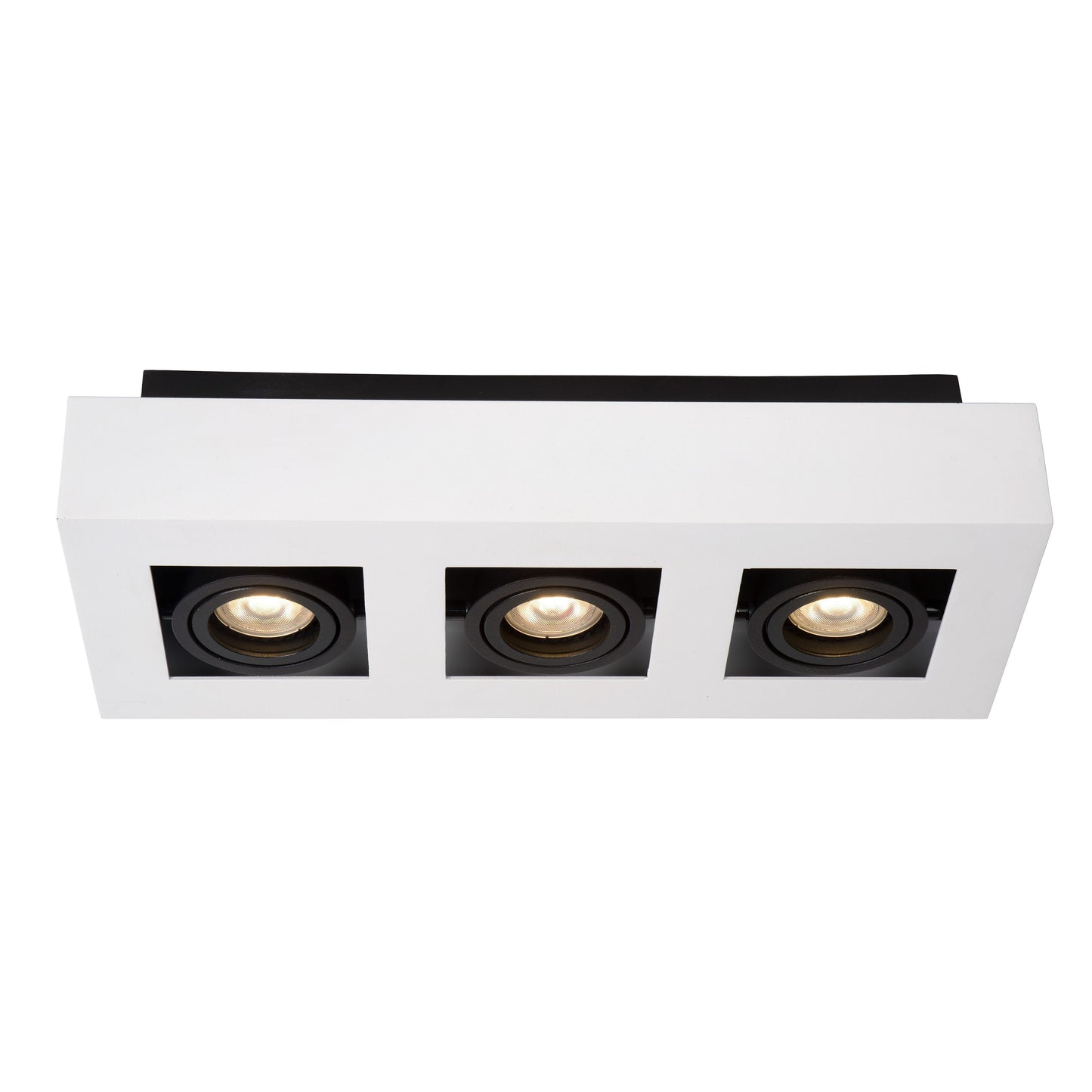 Lucide XIRAX - Ceiling spotlight - LED Dim to warm - GU10 - 3x5W 2200K/3000K - White