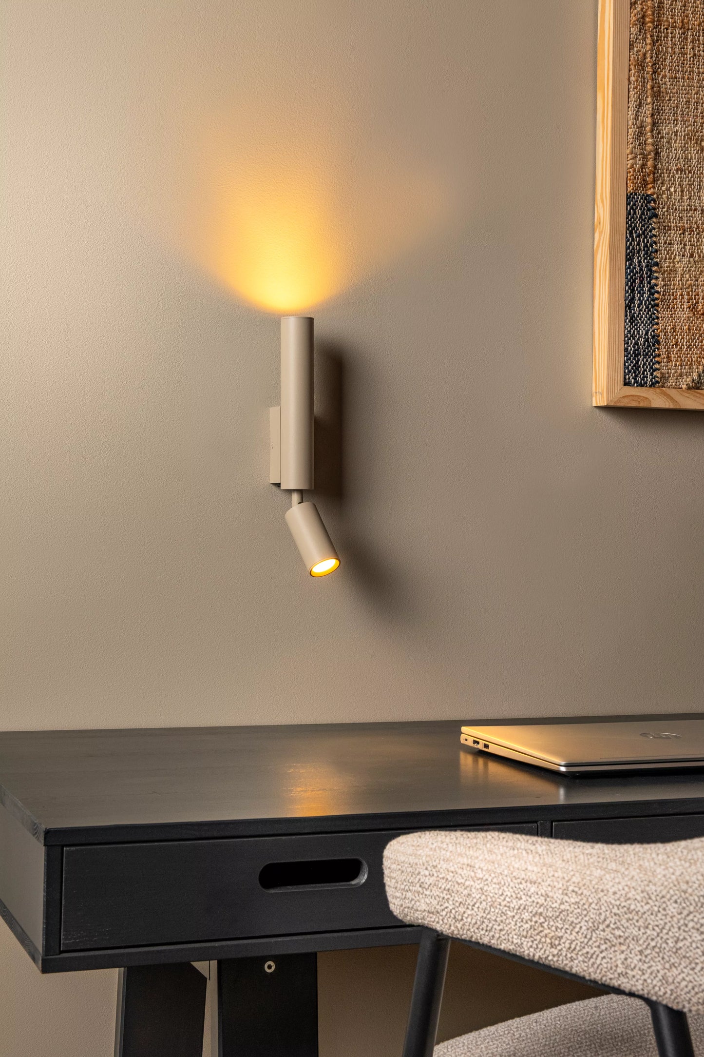 Lucide OTIMO - Wall spotlight / Wall light - 2xGU10 - Taupe | Essential