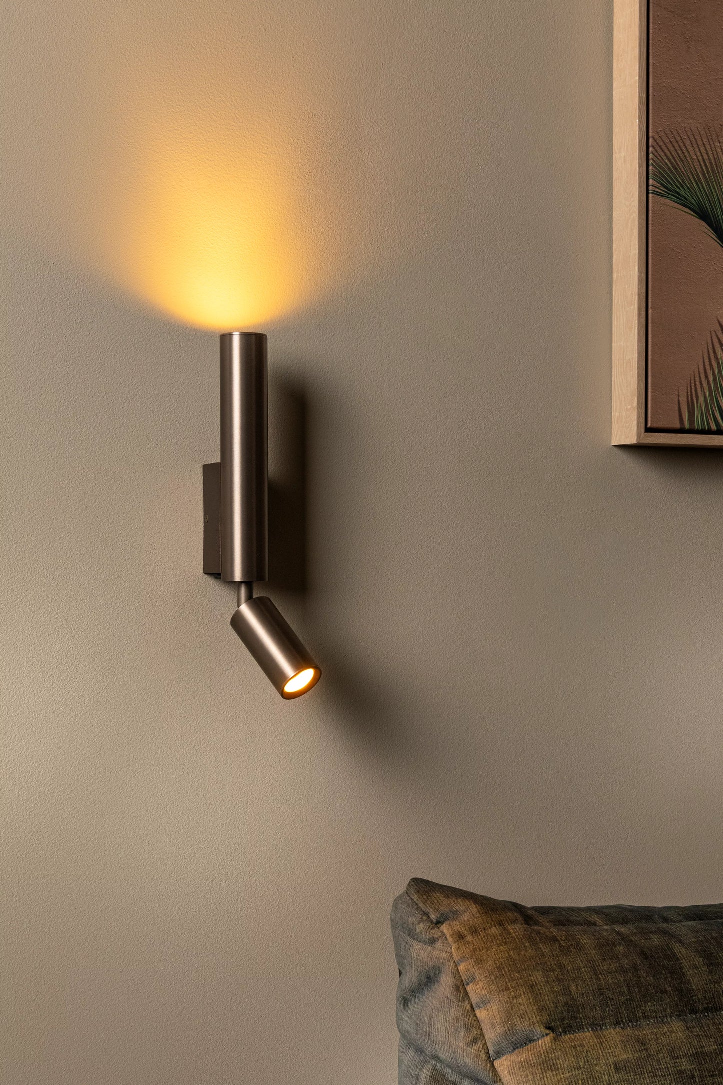 Lucide OTIMO - Wall spotlight / Wall light - 2xGU10 - Coffee | Essential