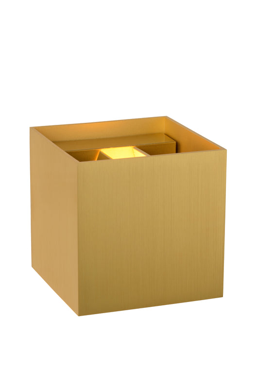 Lucide XIO - Wall light - LED Dim. - G9 - 1x4W 2700K - Adjustable beam angle - Matt Gold / Brass