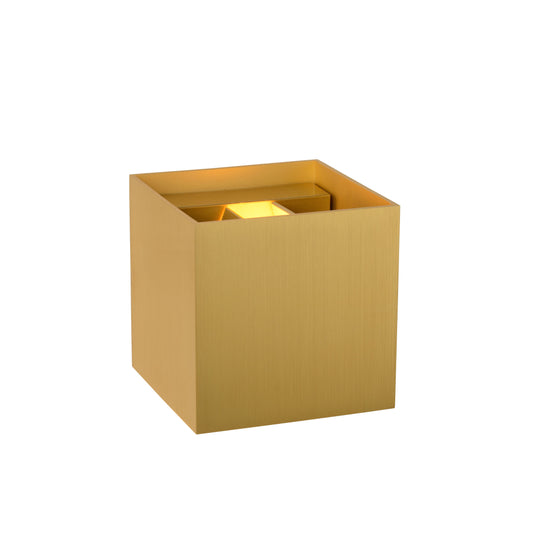 Lucide XIO - Wall light - LED Dim. - G9 - 1x4W 2700K - Adjustable beam angle - Matt Gold / Brass