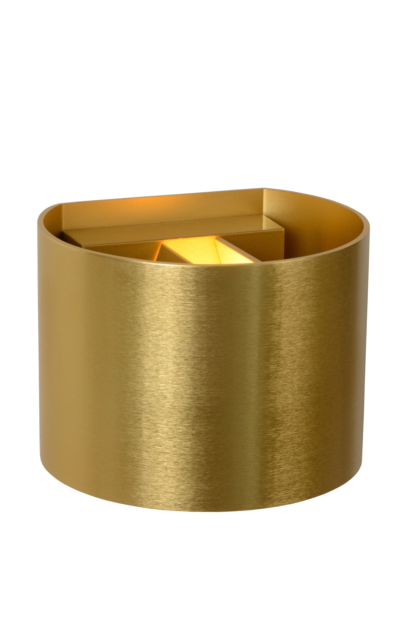 Lucide XIO - Wall light - LED Dim. - G9 - 1x3,5W 2700K - Adjustable beam angle - Matt Gold / Brass