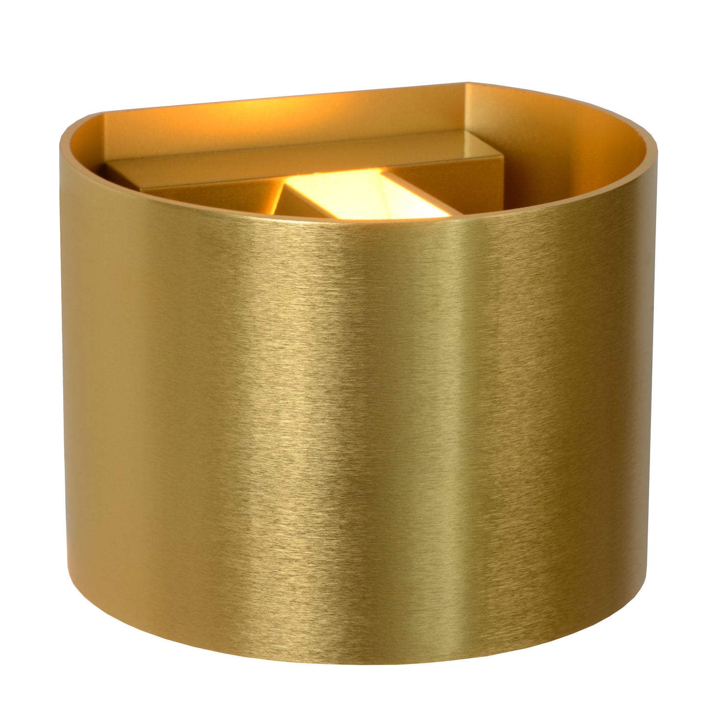 Lucide XIO - Wall light - LED Dim. - G9 - 1x3,5W 2700K - Adjustable beam angle - Matt Gold / Brass