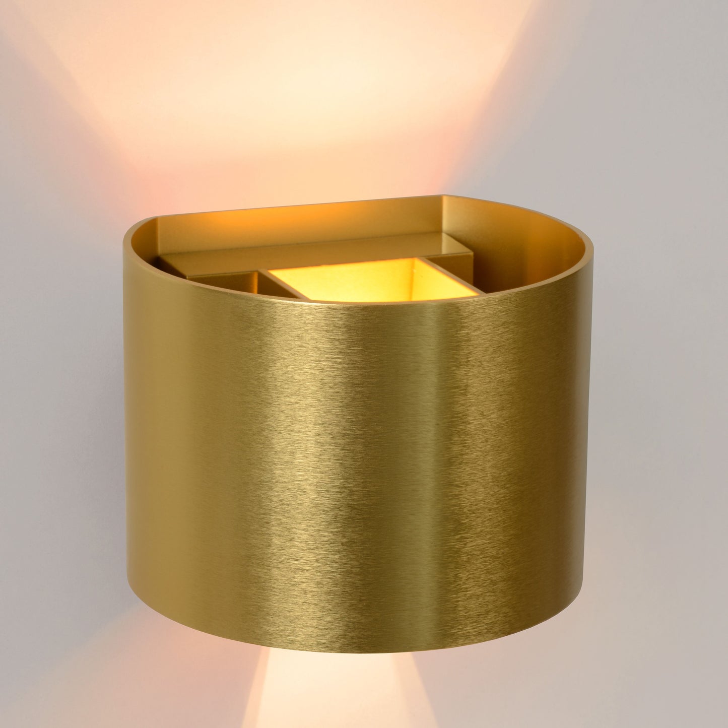 Lucide XIO - Wall light - LED Dim. - G9 - 1x3,5W 2700K - Adjustable beam angle - Matt Gold / Brass