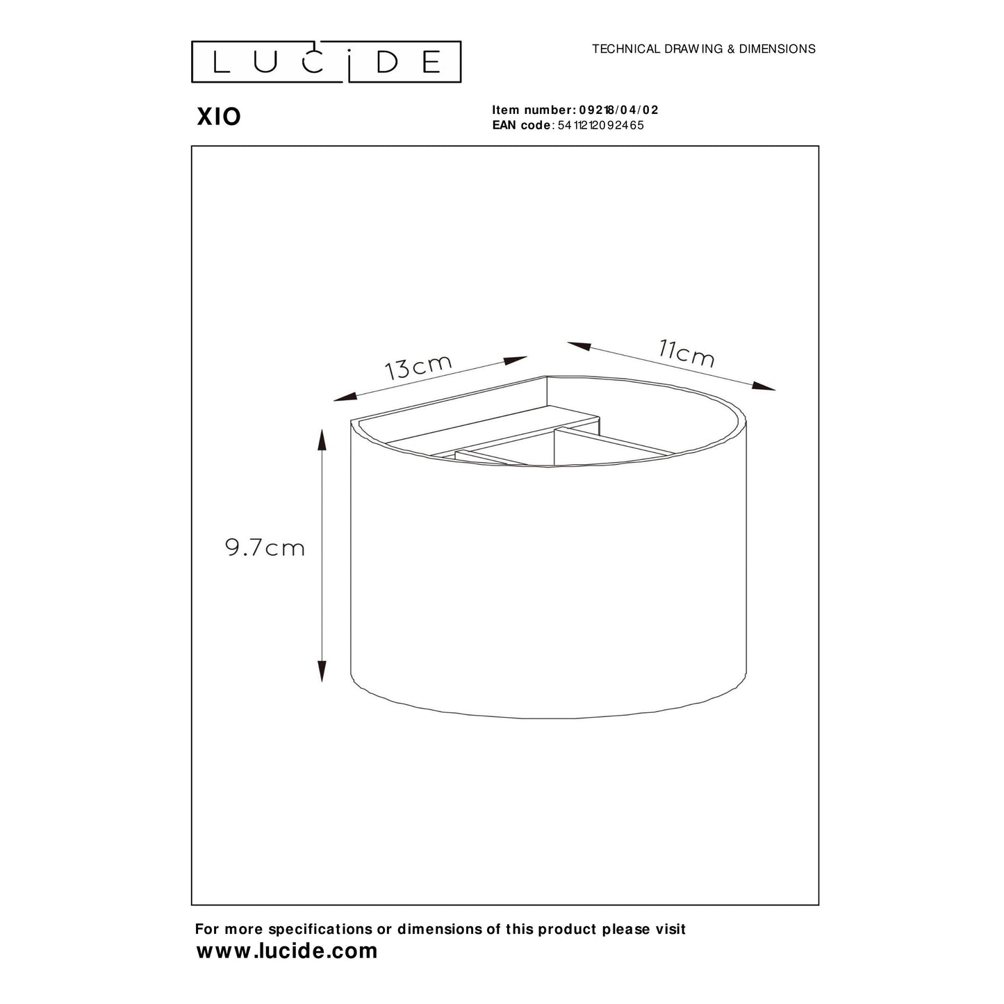 Lucide XIO - Wall light - LED Dim. - G9 - 1x3,5W 2700K - Adjustable beam angle - Matt Gold / Brass