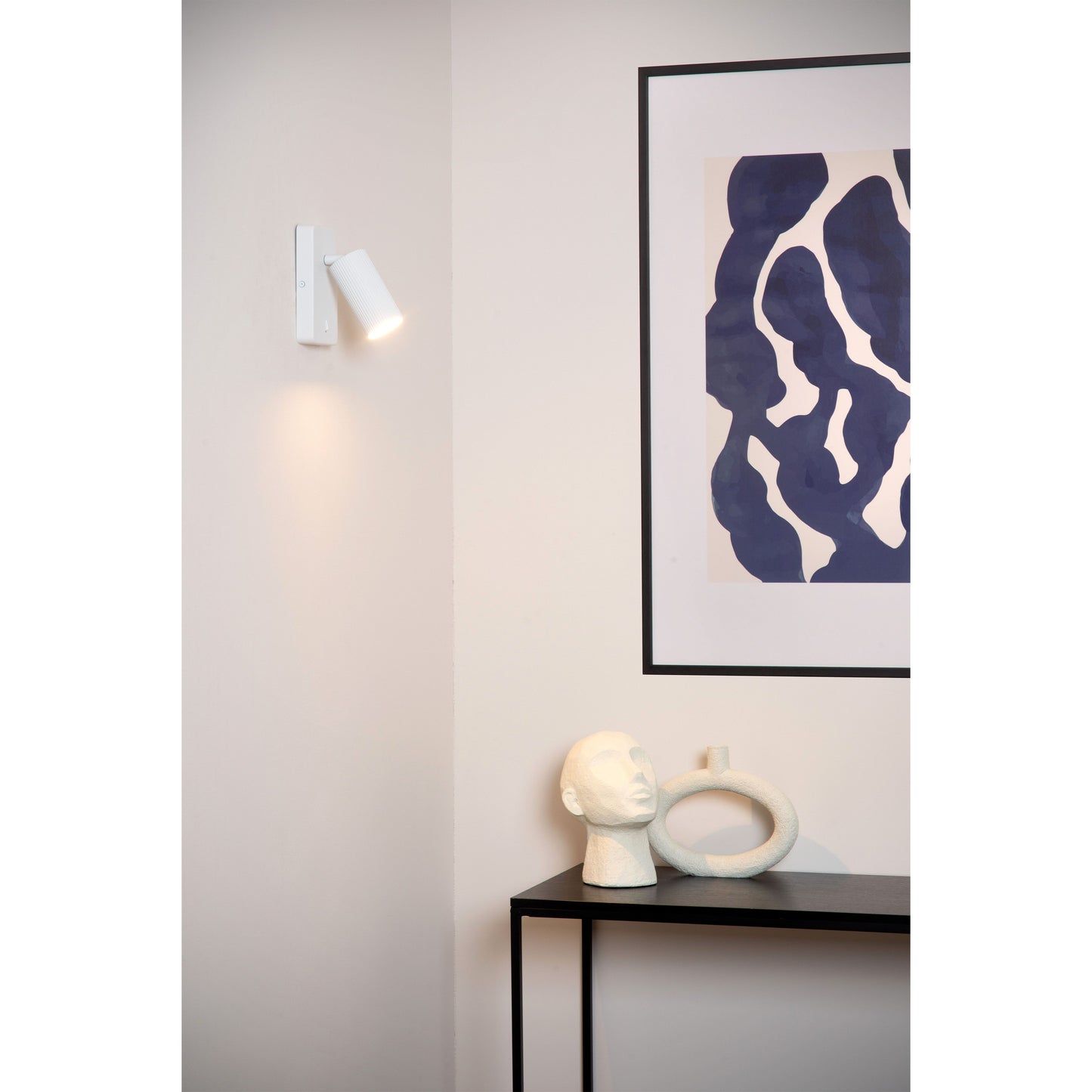 Lucide CLUBS - Bedside lamp / Wall light - 1xGU10 - White