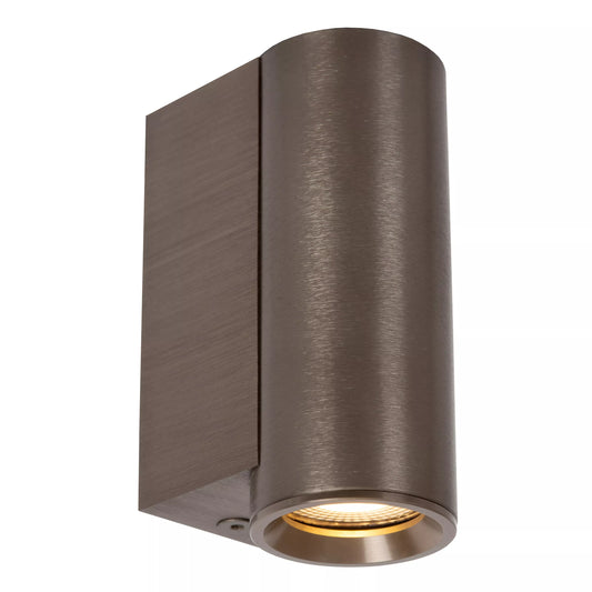 Lucide DUPLA - Wall spotlight / Wall light - 1xGU10 (MR11) - Coffee