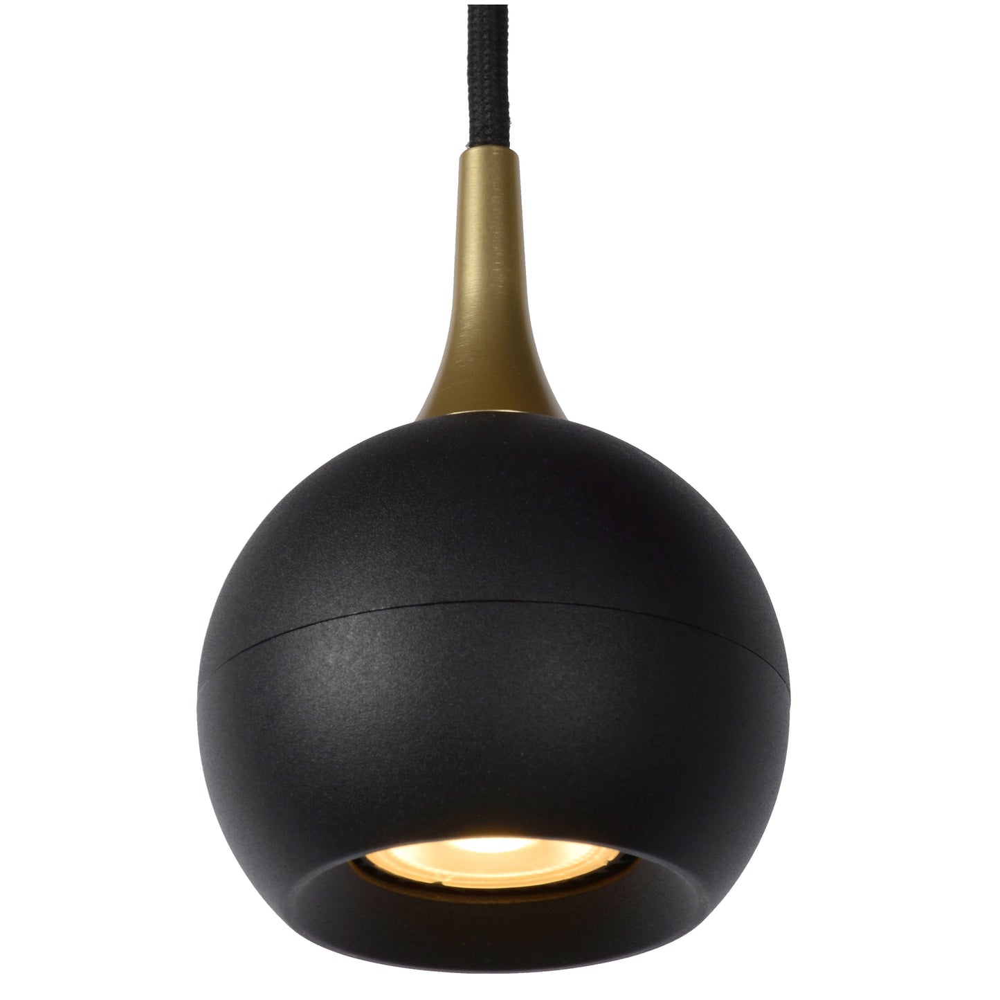 Lucide FAVORI - Pendant light - Ø 9 cm - 1xGU10 - Black