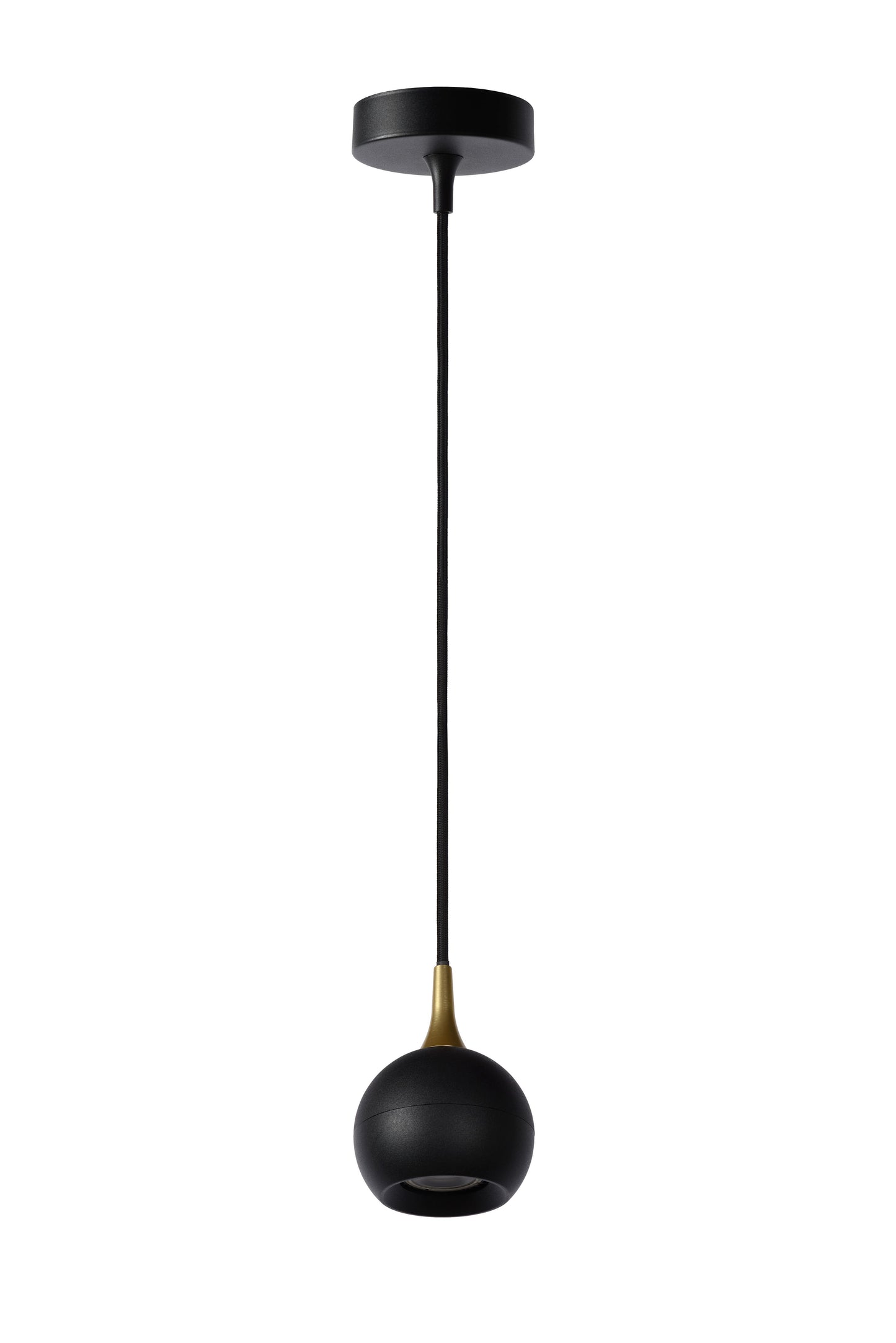 Lucide FAVORI - Pendant light - Ø 9 cm - 1xGU10 - Black