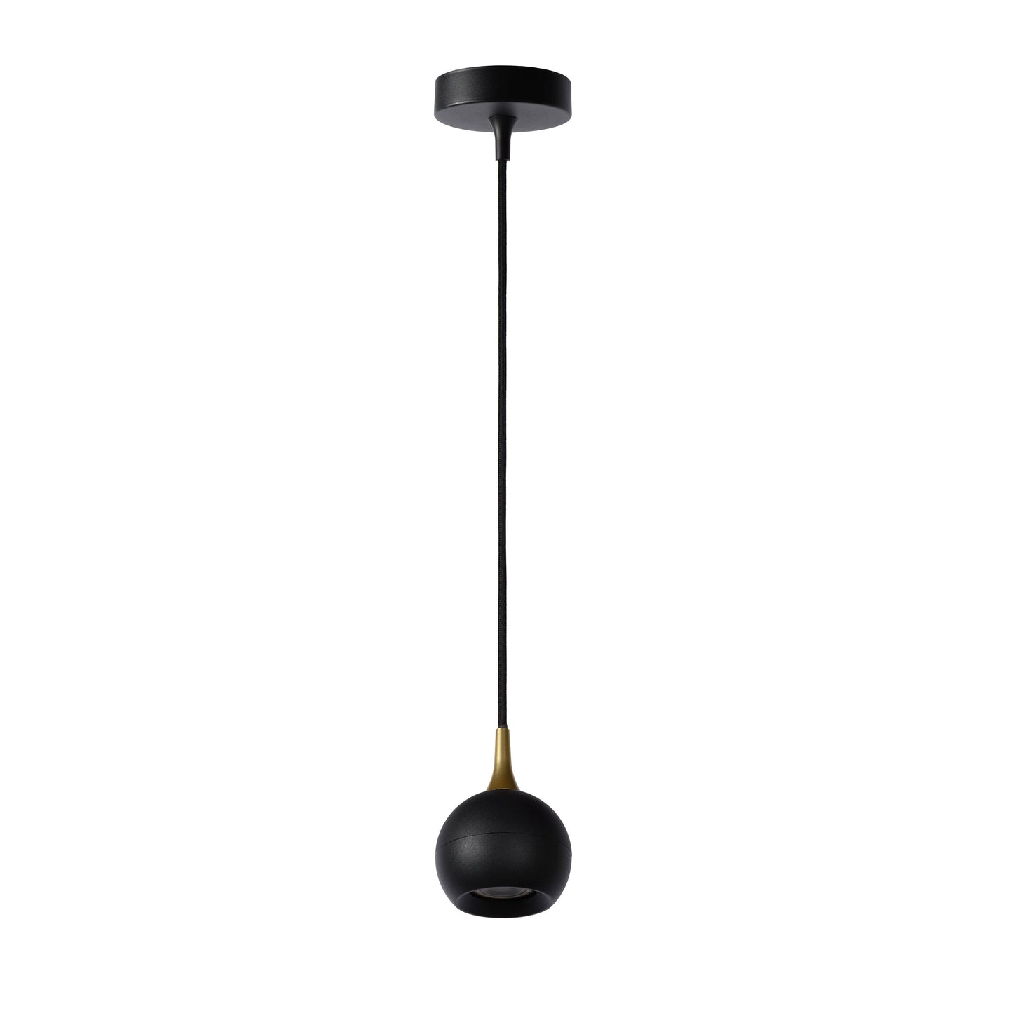 Lucide FAVORI - Pendant light - Ø 9 cm - 1xGU10 - Black