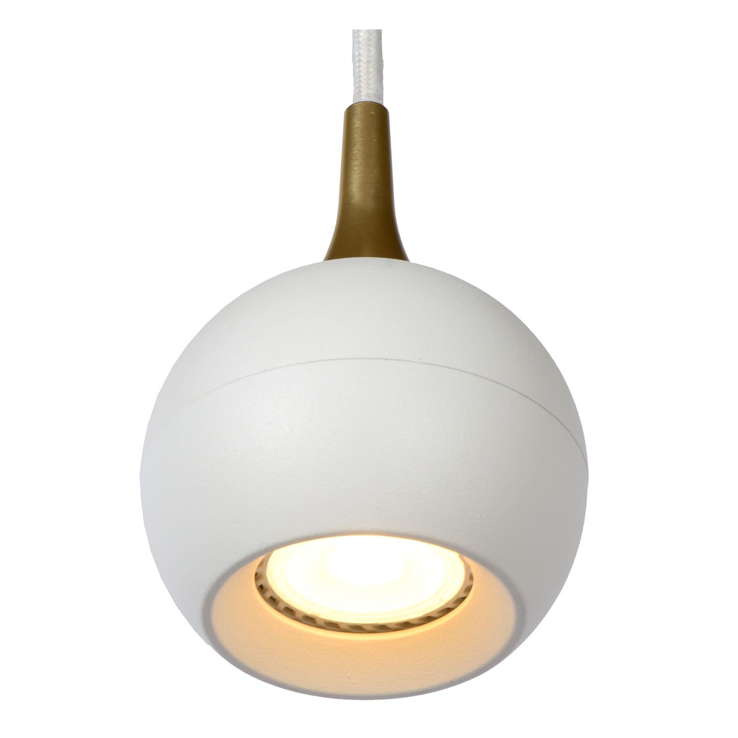 Lucide FAVORI - Pendant light - Ø 9 cm - 1xGU10 - White