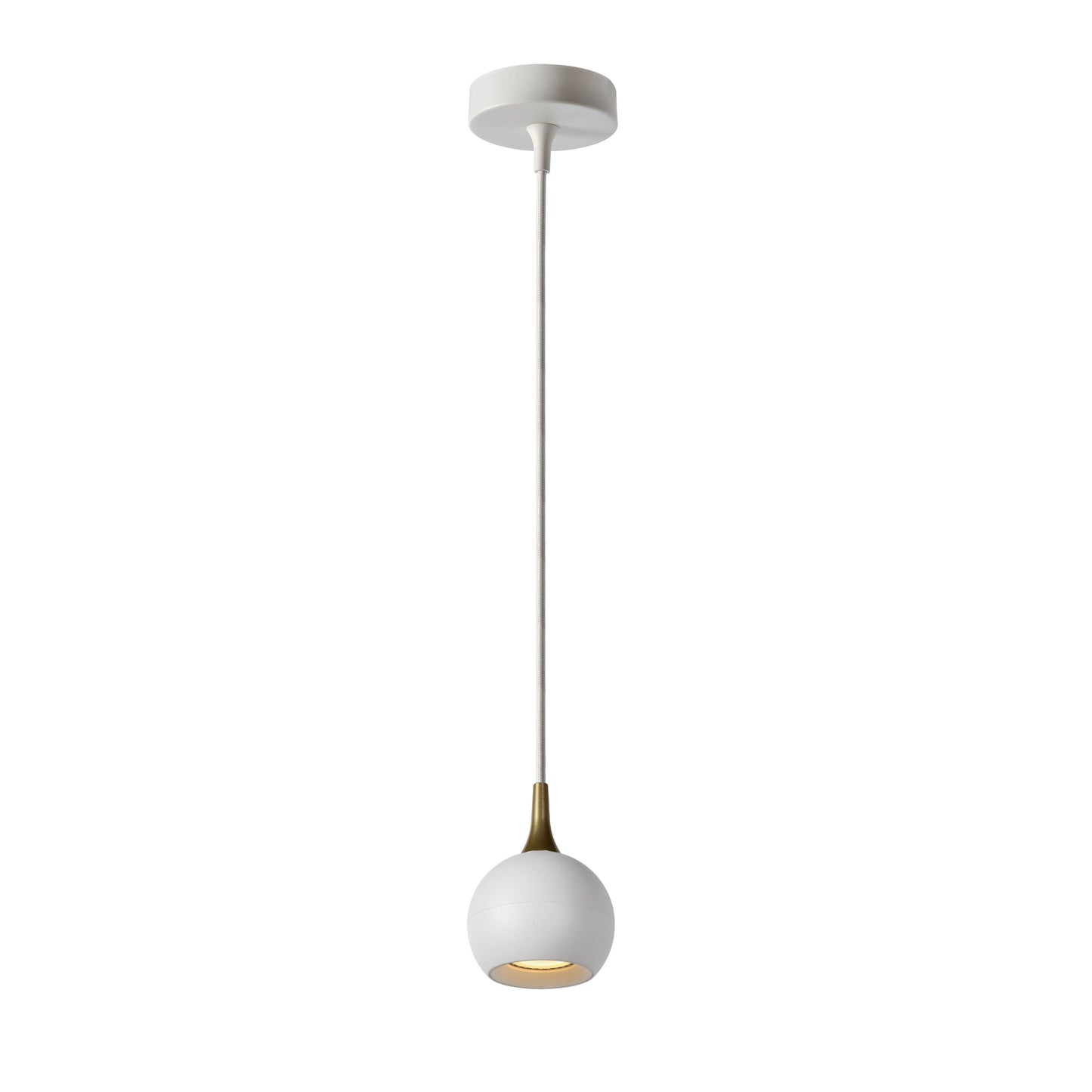 Lucide FAVORI - Pendant light - Ø 9 cm - 1xGU10 - White