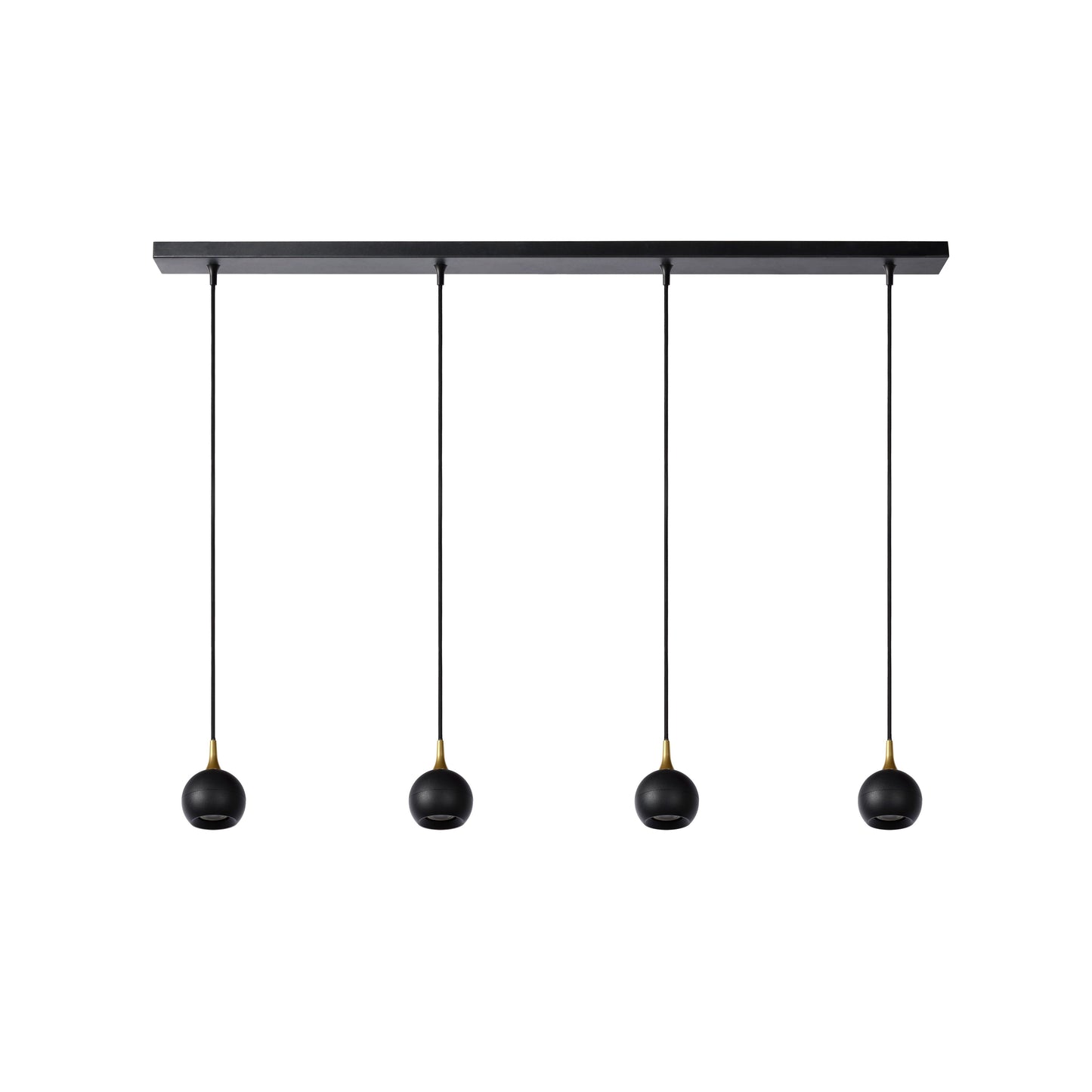 Lucide FAVORI - Pendant light - 4xGU10 - Black