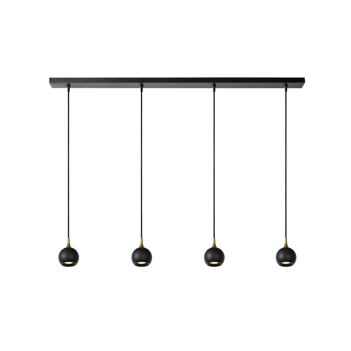 Lucide FAVORI - Pendant light - 4xGU10 - Black