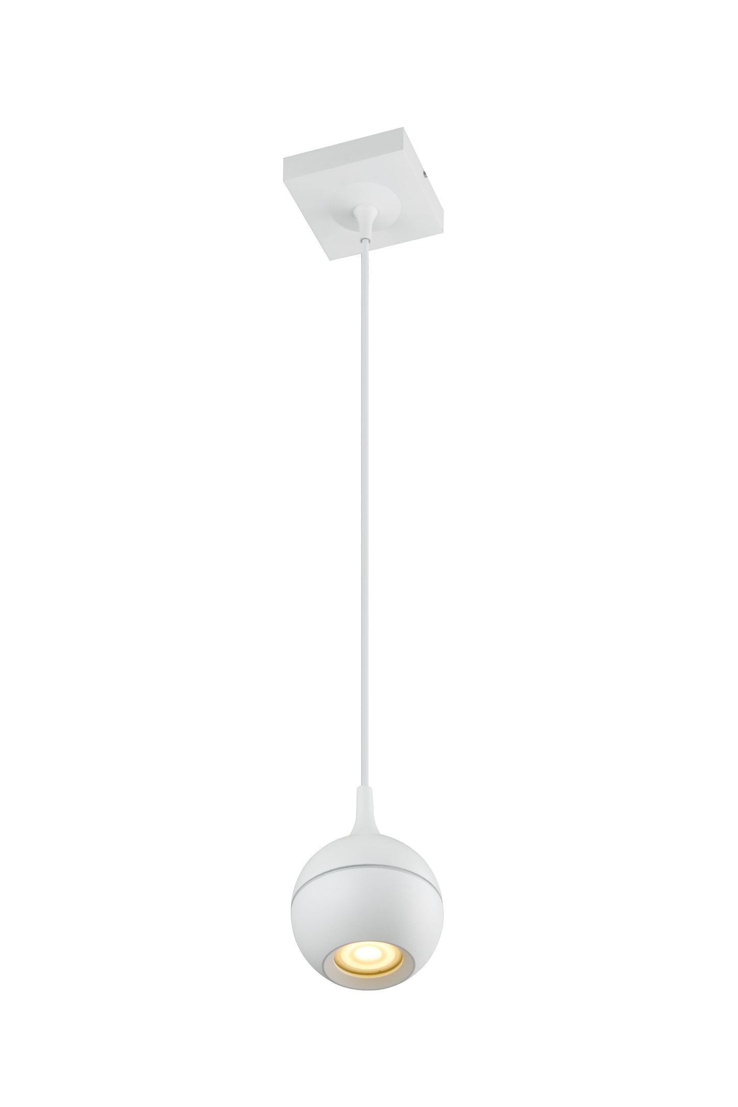 Lucide FAVORI - Pendant light Bathroom - 1xGU10 - IP44 - White