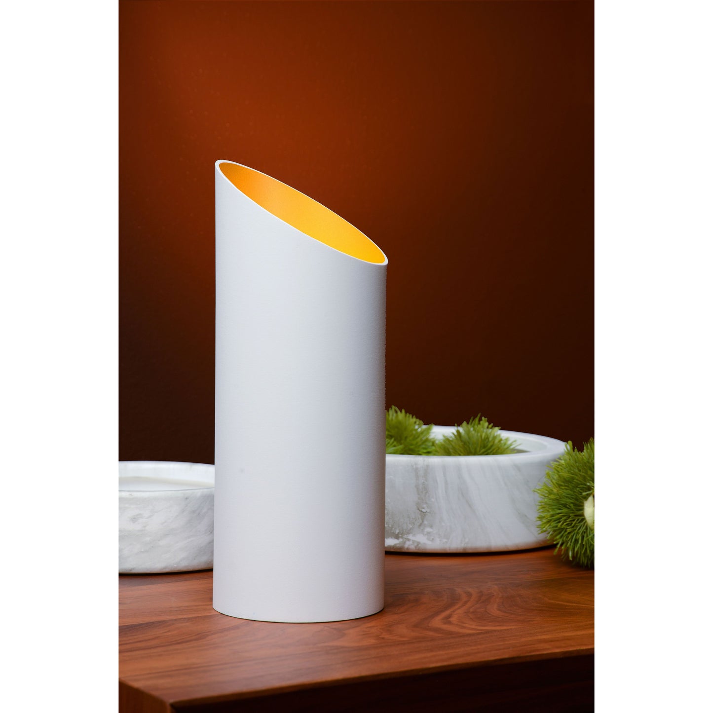 Lucide QUIRIJN - Table lamp - Ø 9,6 cm - 1xE27 - White