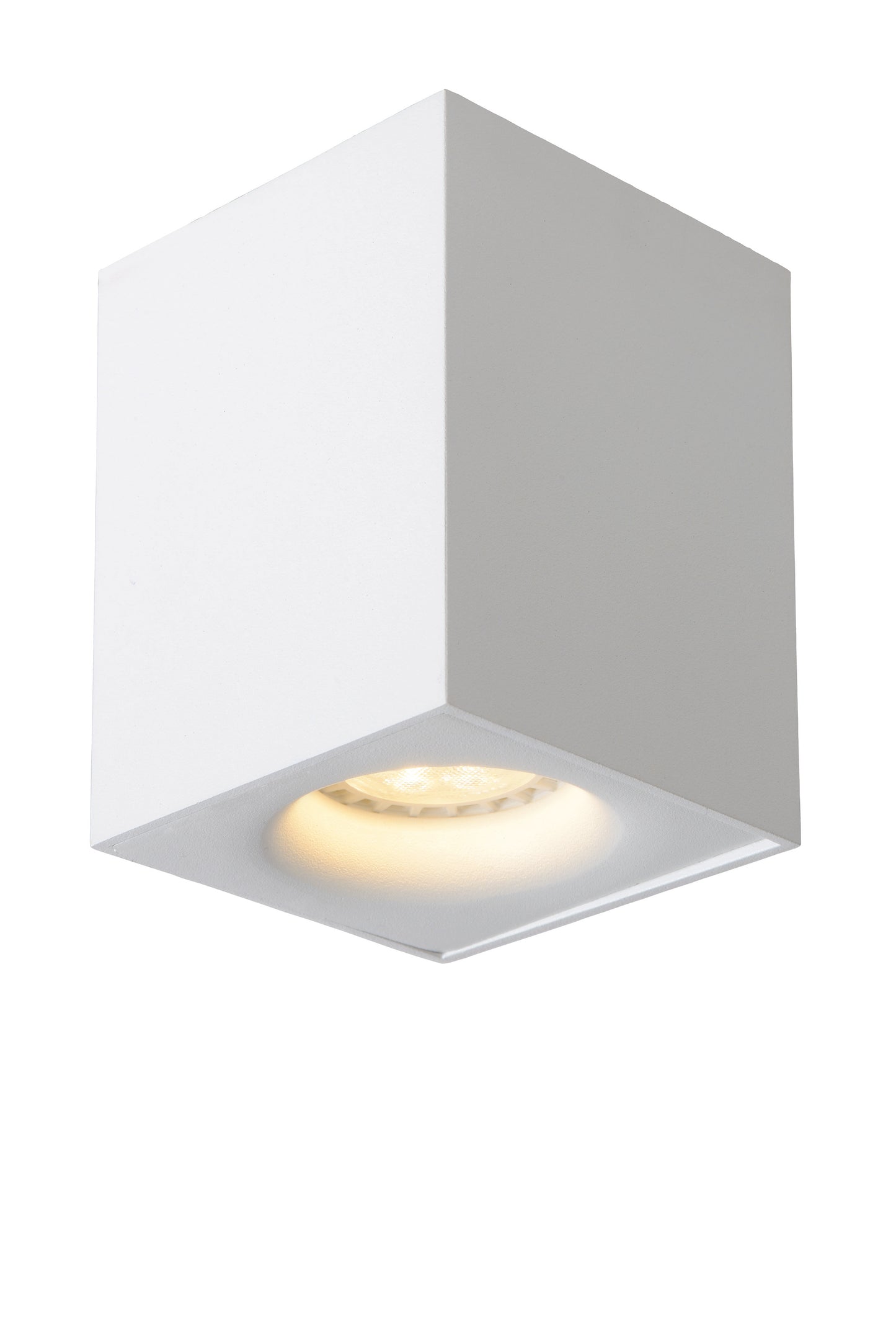 Lucide BENTOO-LED - Ceiling spotlight - LED Dim. - GU10 - 1x5W 3000K - White