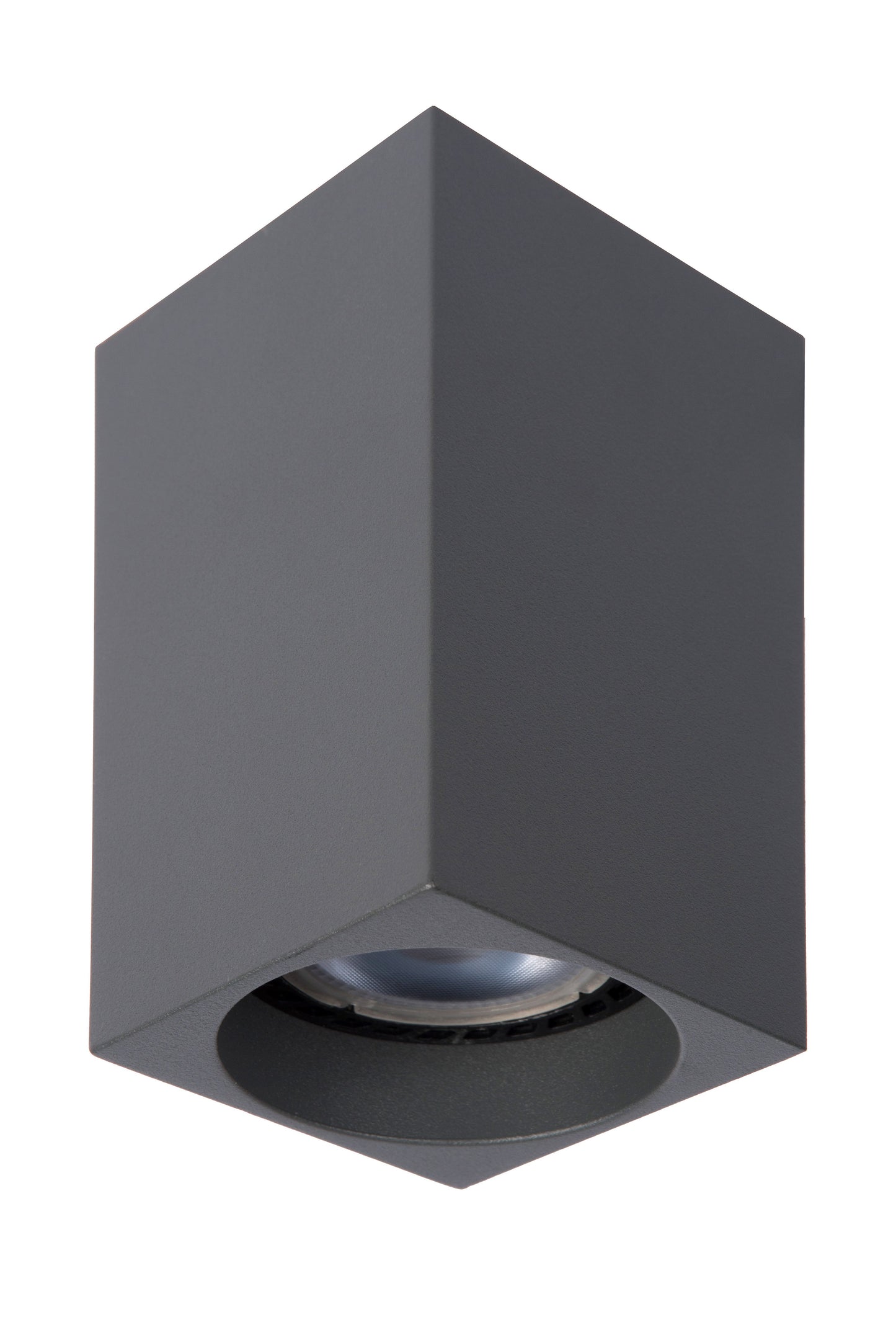 Lucide DELTO - Ceiling spotlight - LED Dim to warm - GU10 - 1x5W 2200K/3000K - Grey