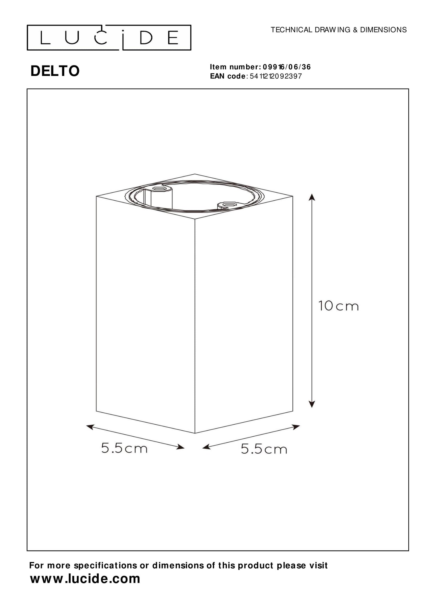 Lucide DELTO - Ceiling spotlight - LED Dim to warm - GU10 - 1x5W 2200K/3000K - Grey