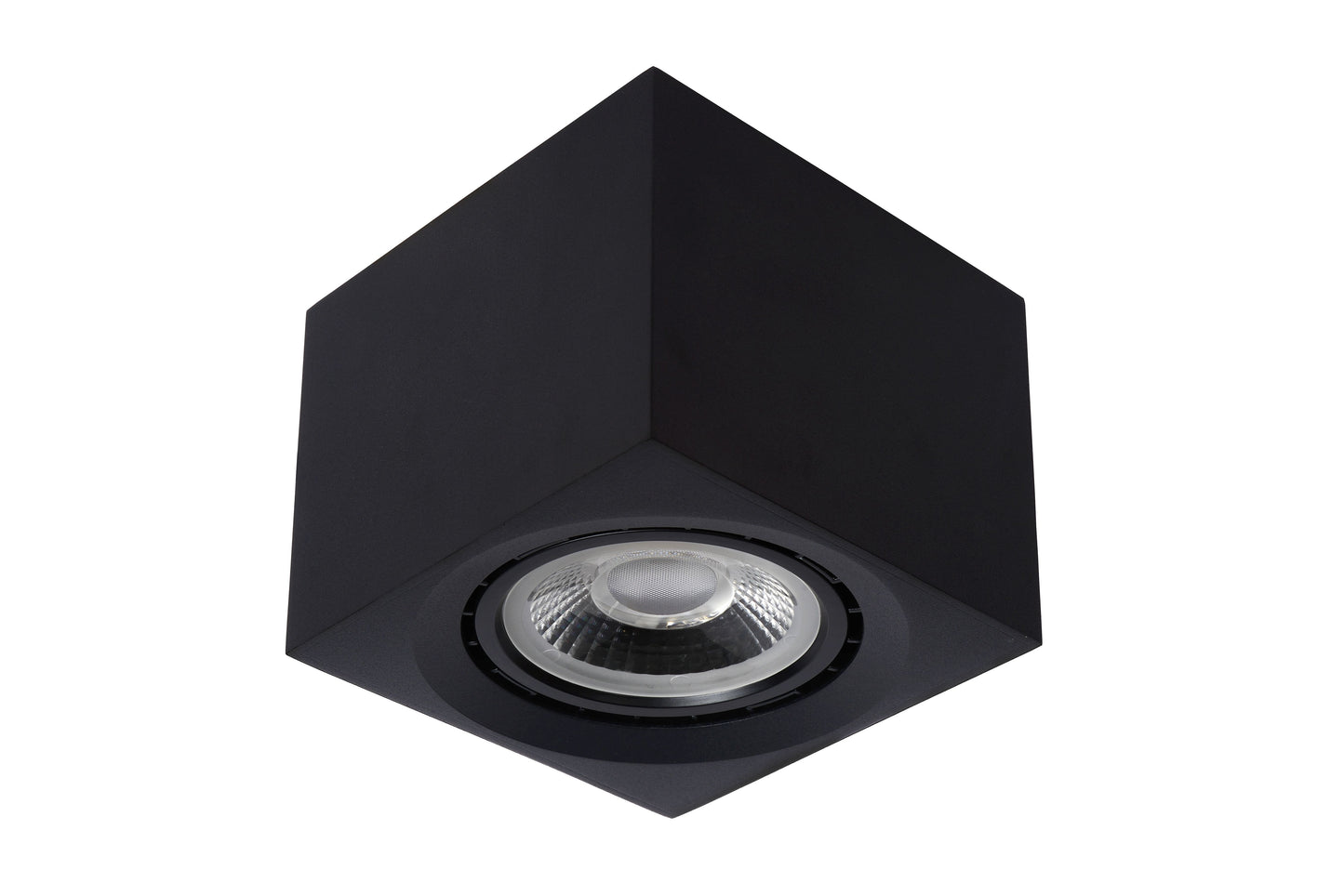 Lucide FEDLER - Ceiling spotlight - LED Dim to warm - GU10 (ES111) - 1x12W 2200K/3000K - Black