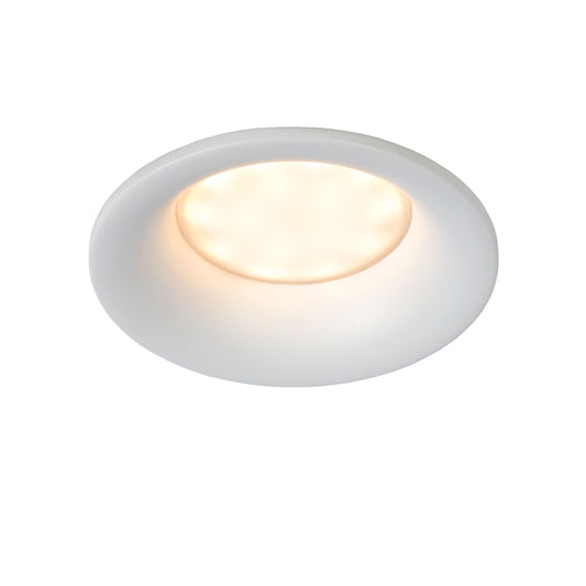 Lucide ZIVA - Recessed spotlight Bathroom - Ø 8,5 cm - 1xGU10 - IP44 - White